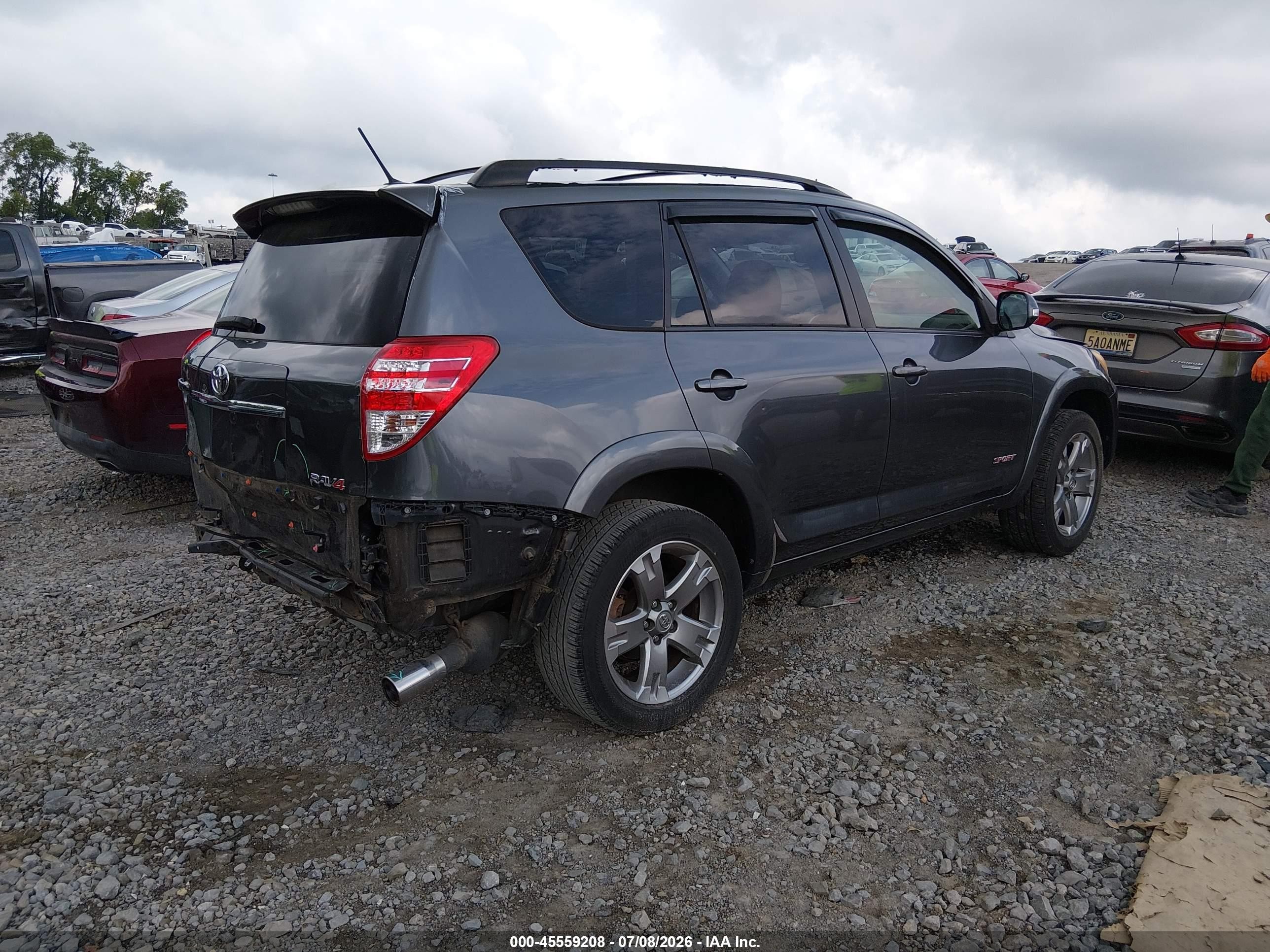 2011 Toyota Rav4 Sport Gray vin: JTMWF4DV5B5037847