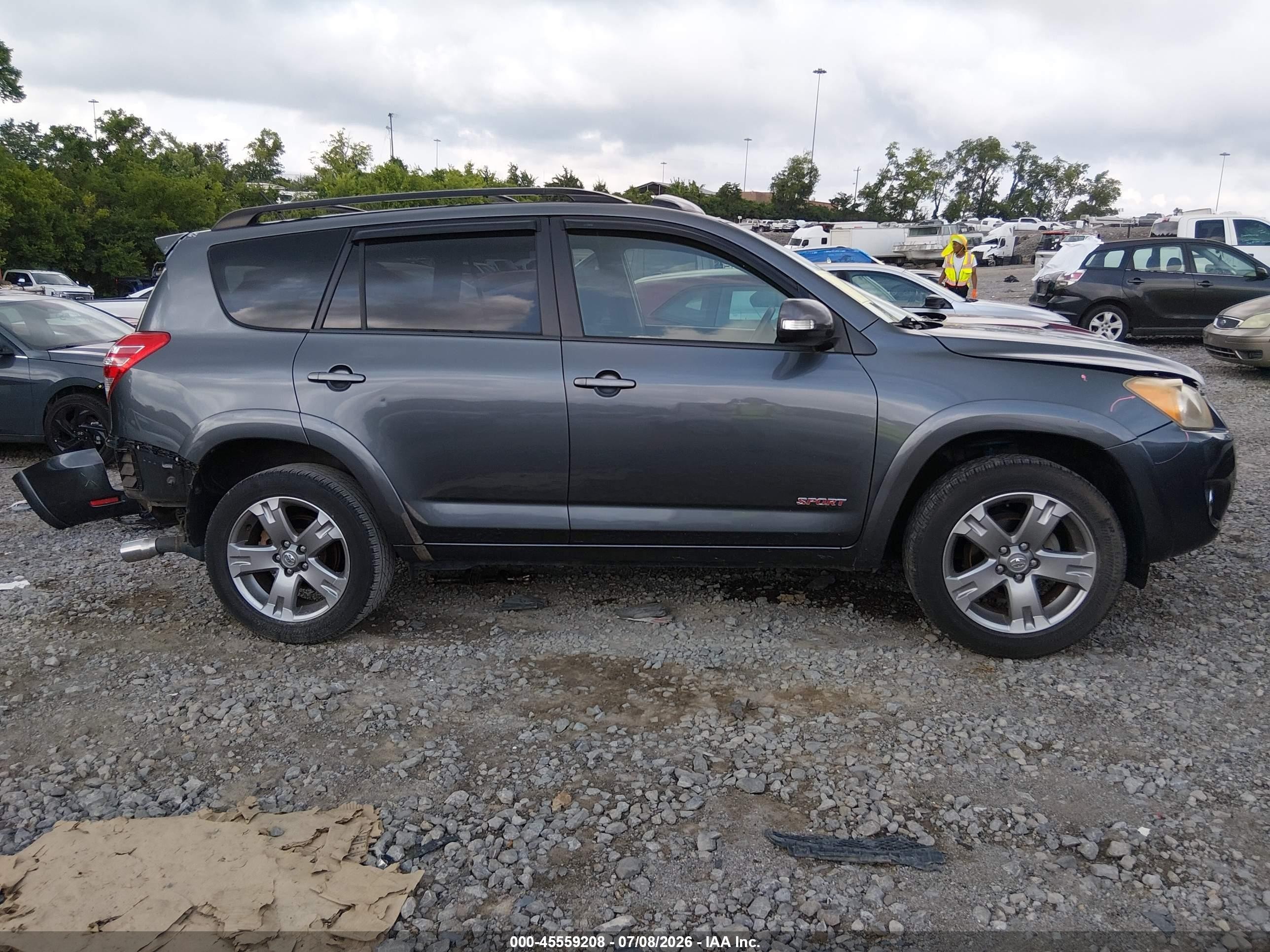 2011 Toyota Rav4 Sport Gray vin: JTMWF4DV5B5037847