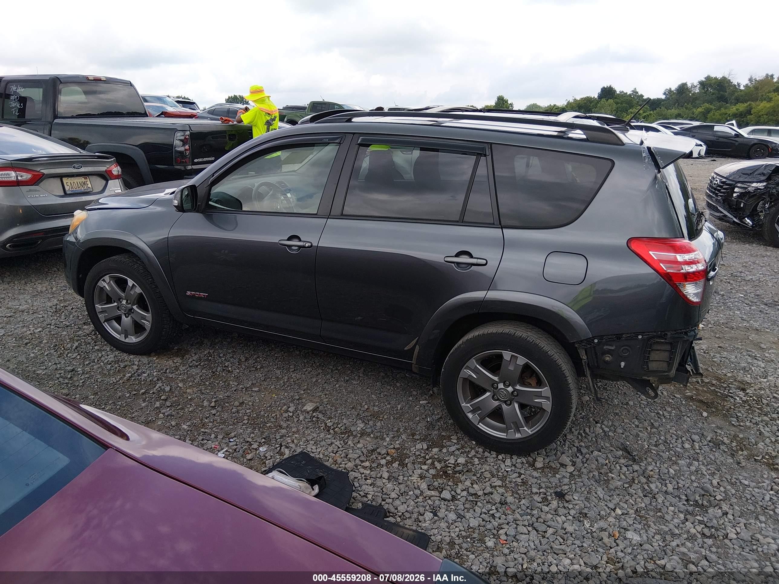 2011 Toyota Rav4 Sport Gray vin: JTMWF4DV5B5037847