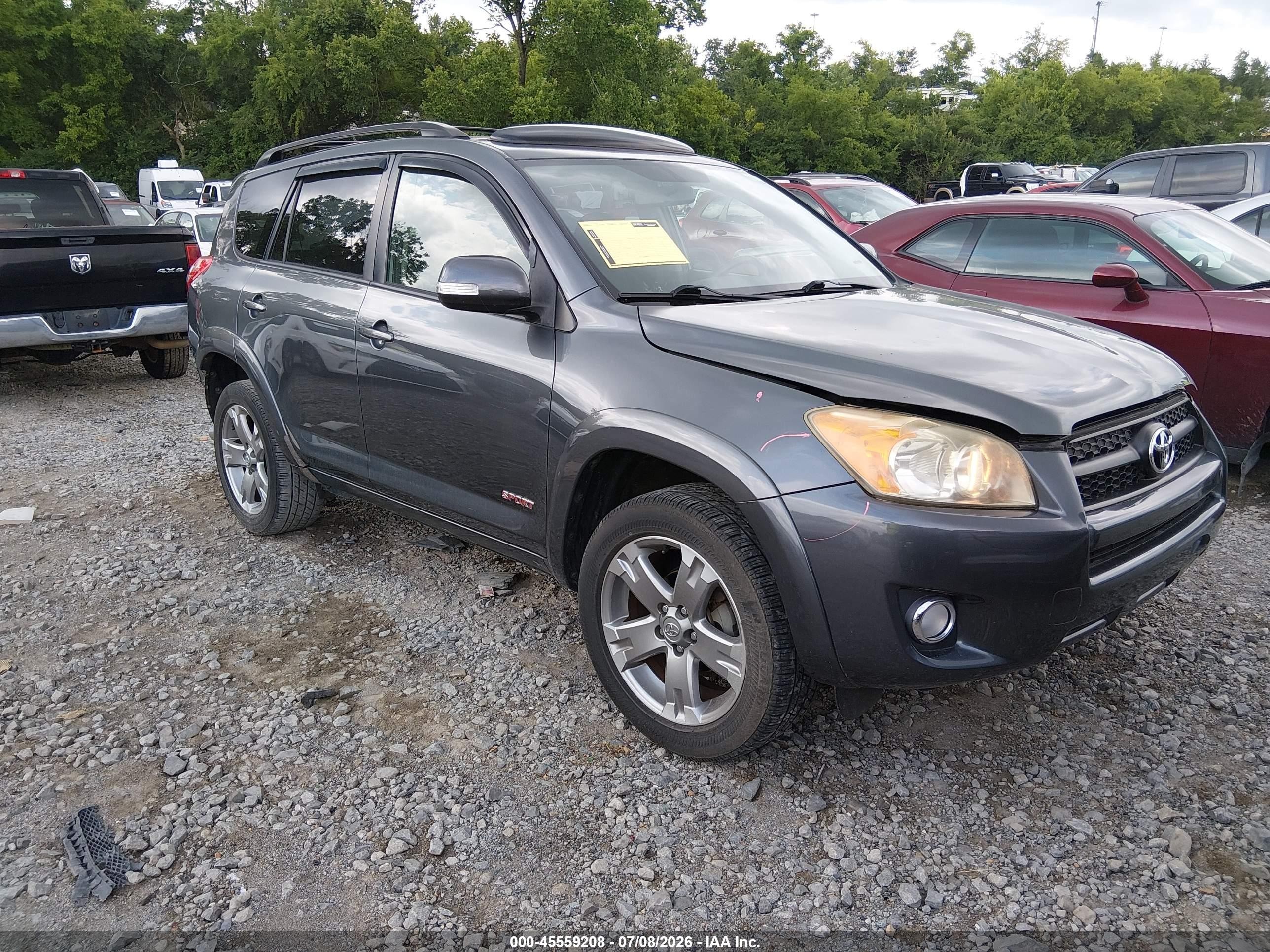 2011 Toyota Rav4 Sport Gray vin: JTMWF4DV5B5037847