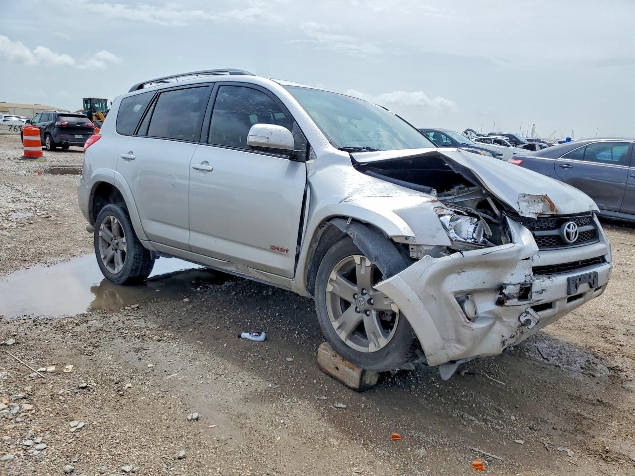 2012 Toyota Rav4 Sport Silver vin: JTMWF4DV5C5047473