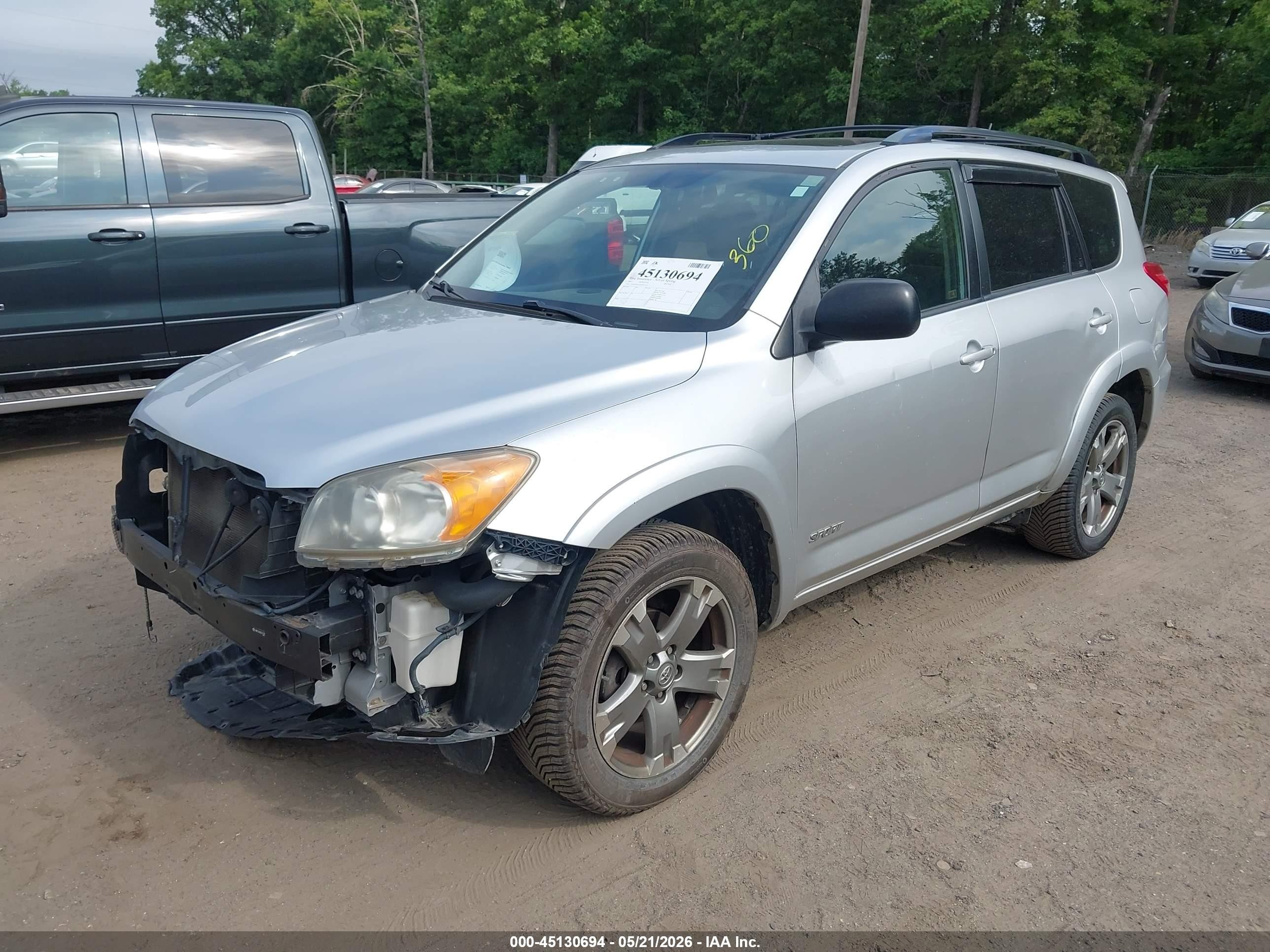 2011 Toyota Rav4 Sport White vin: JTMWF4DV6B5041339
