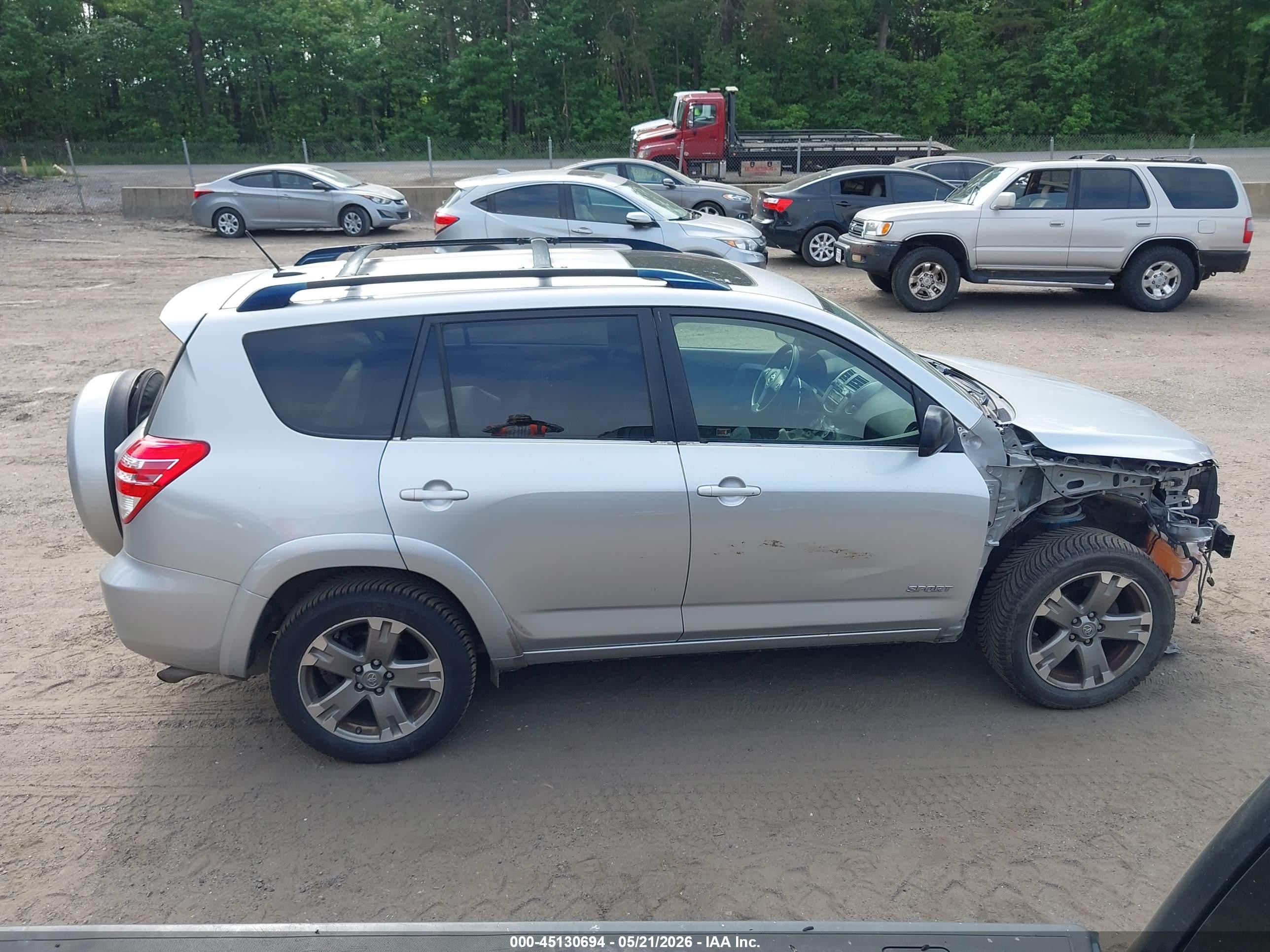 2011 Toyota Rav4 Sport White vin: JTMWF4DV6B5041339