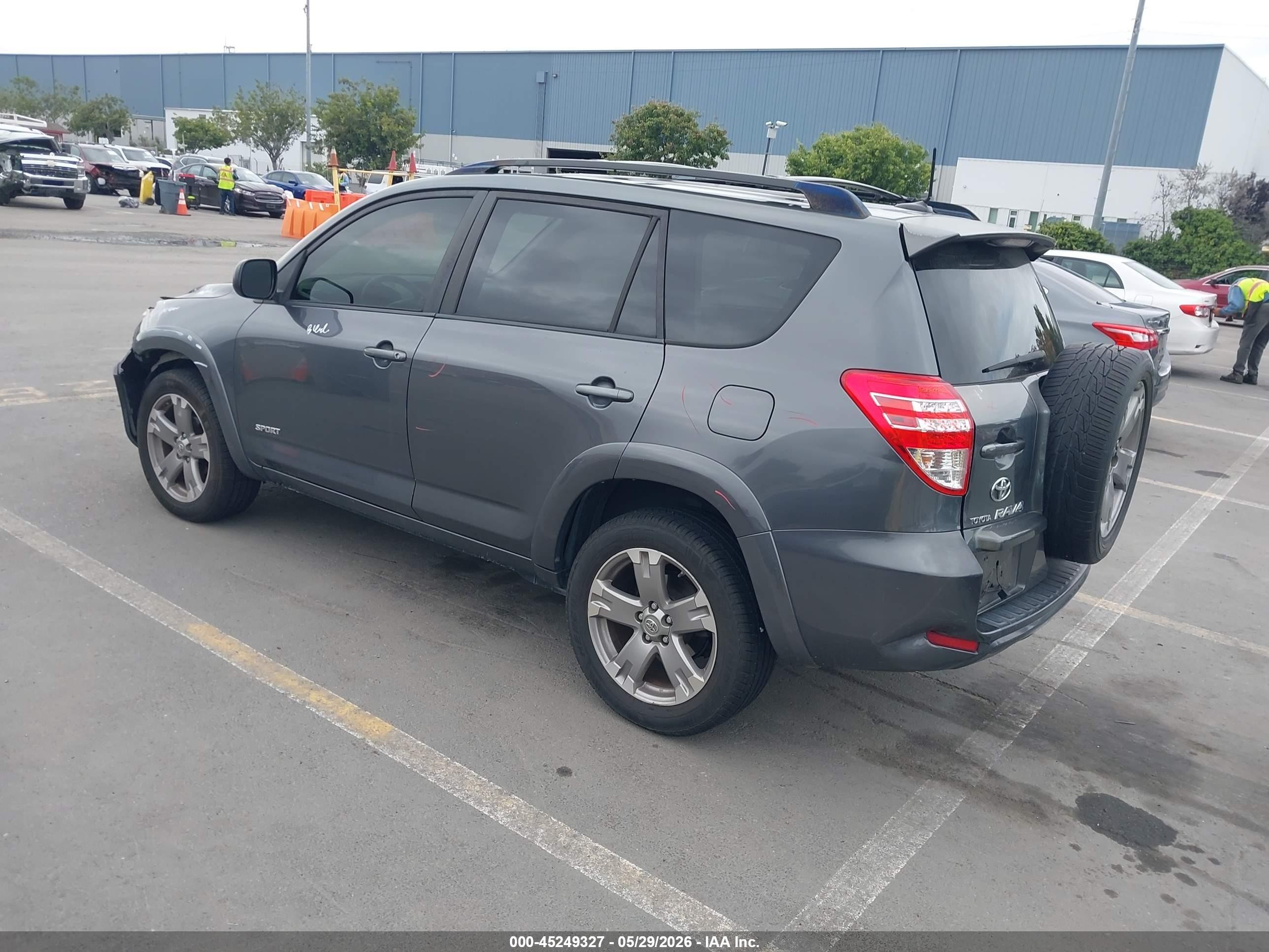 2010 Toyota Rav4 Sport Gray vin: JTMWF4DV7A5017162