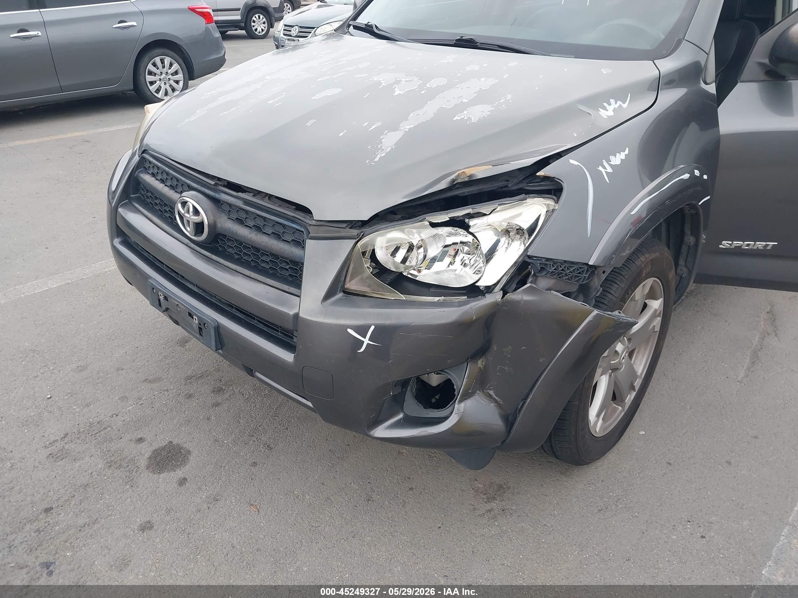 2010 Toyota Rav4 Sport Gray vin: JTMWF4DV7A5017162