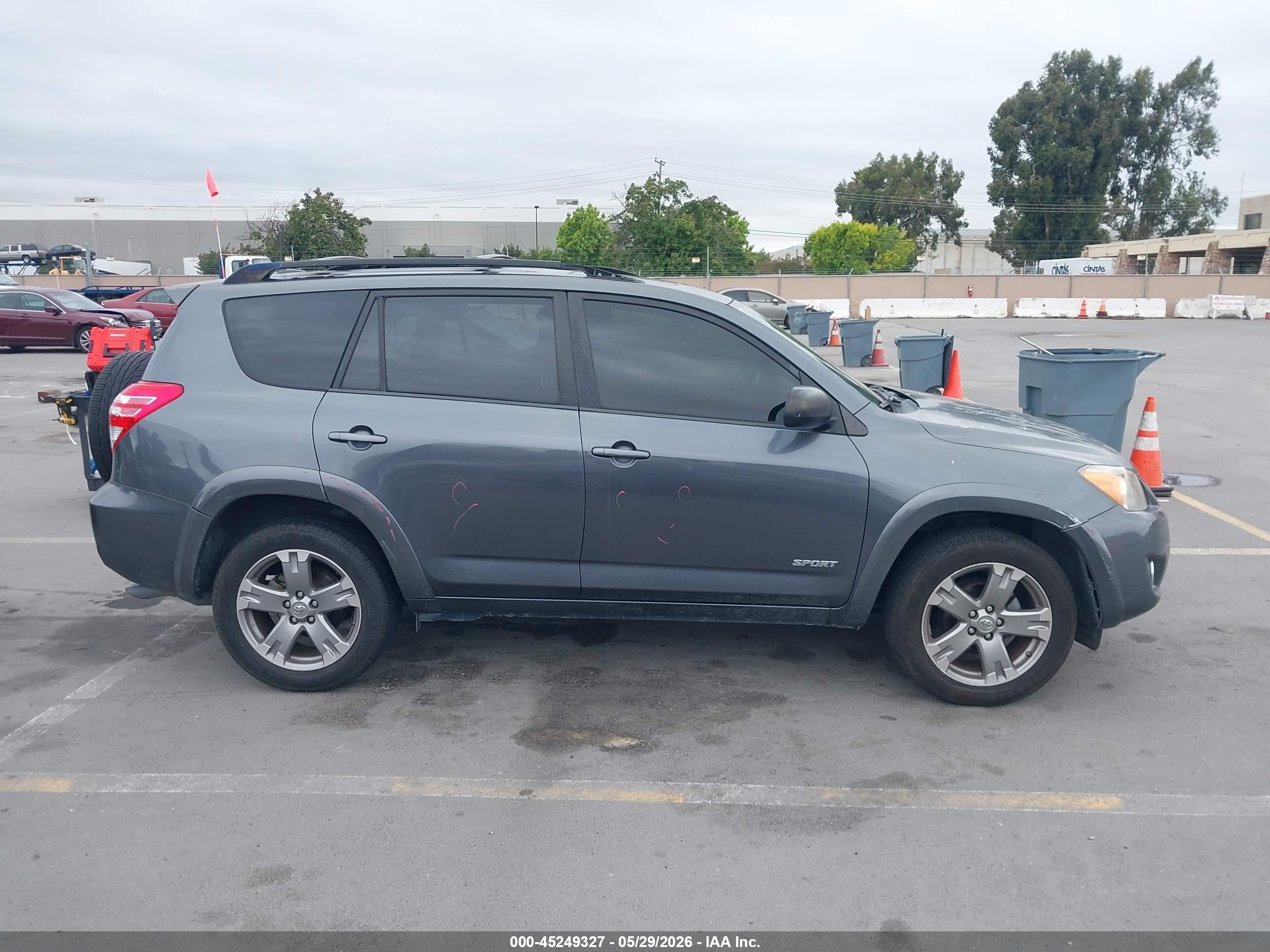 2010 Toyota Rav4 Sport Gray vin: JTMWF4DV7A5017162