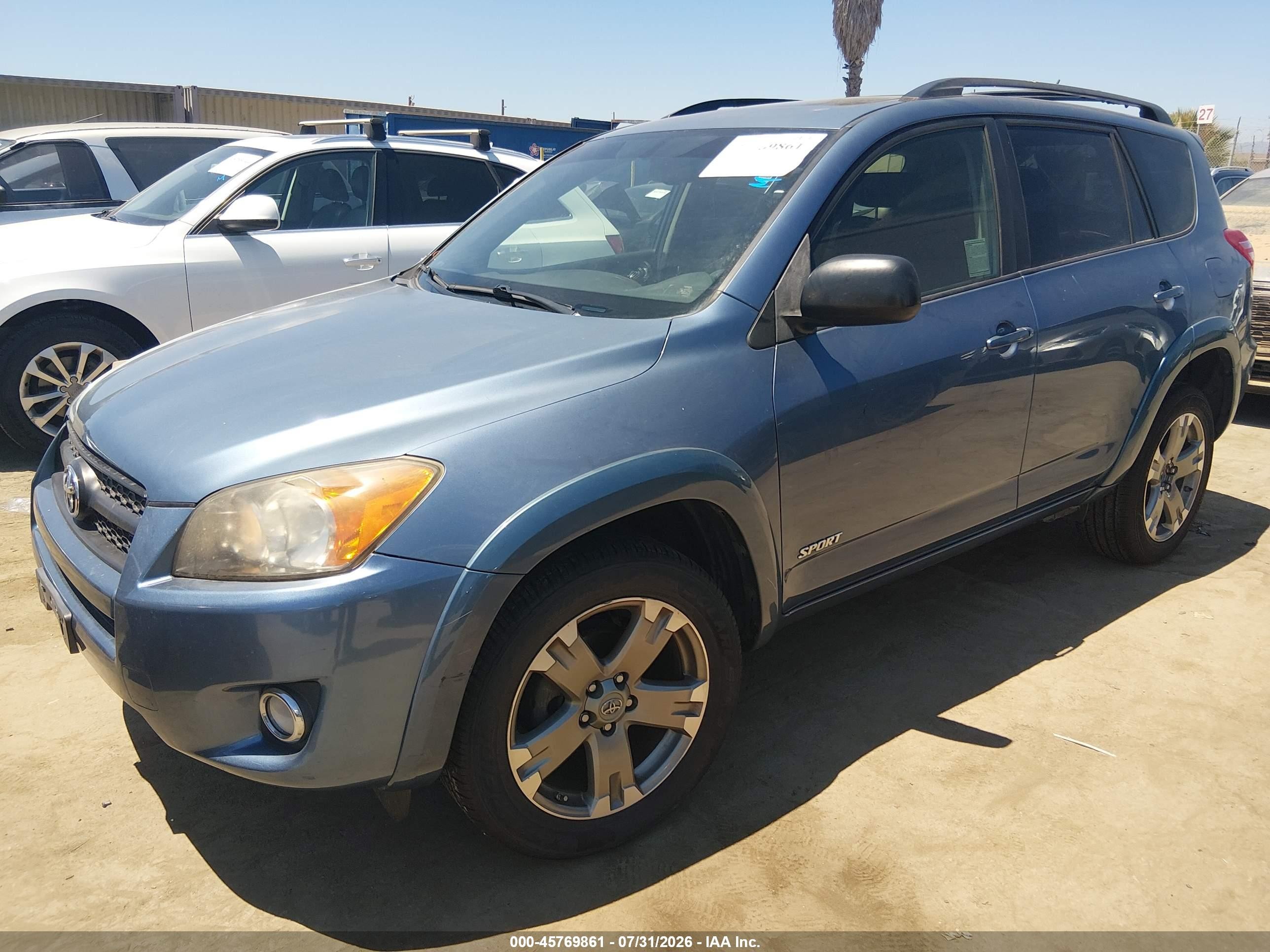 2010 Toyota Rav4 Sport Blue vin: JTMWF4DV7AD019824