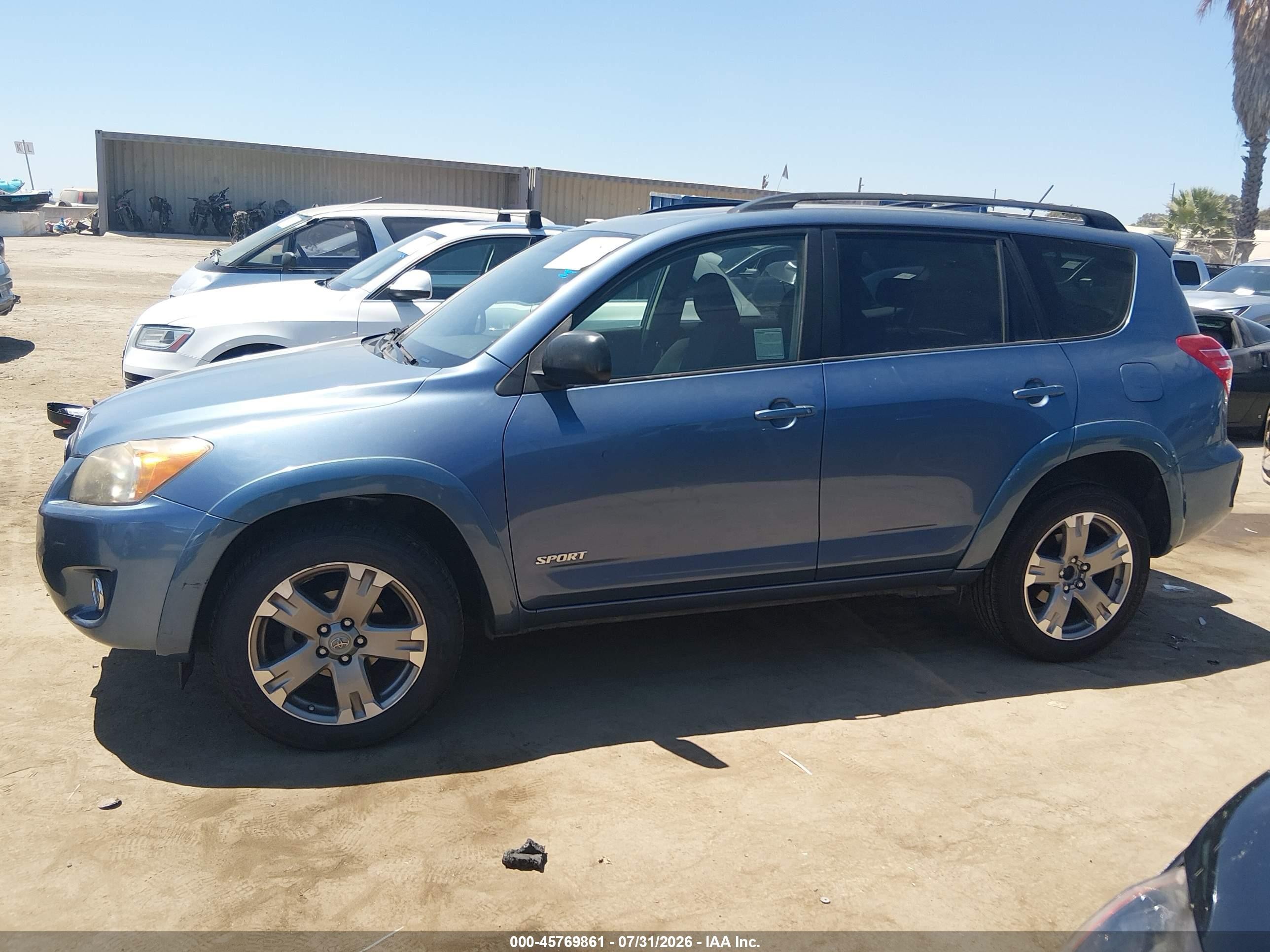 2010 Toyota Rav4 Sport Blue vin: JTMWF4DV7AD019824