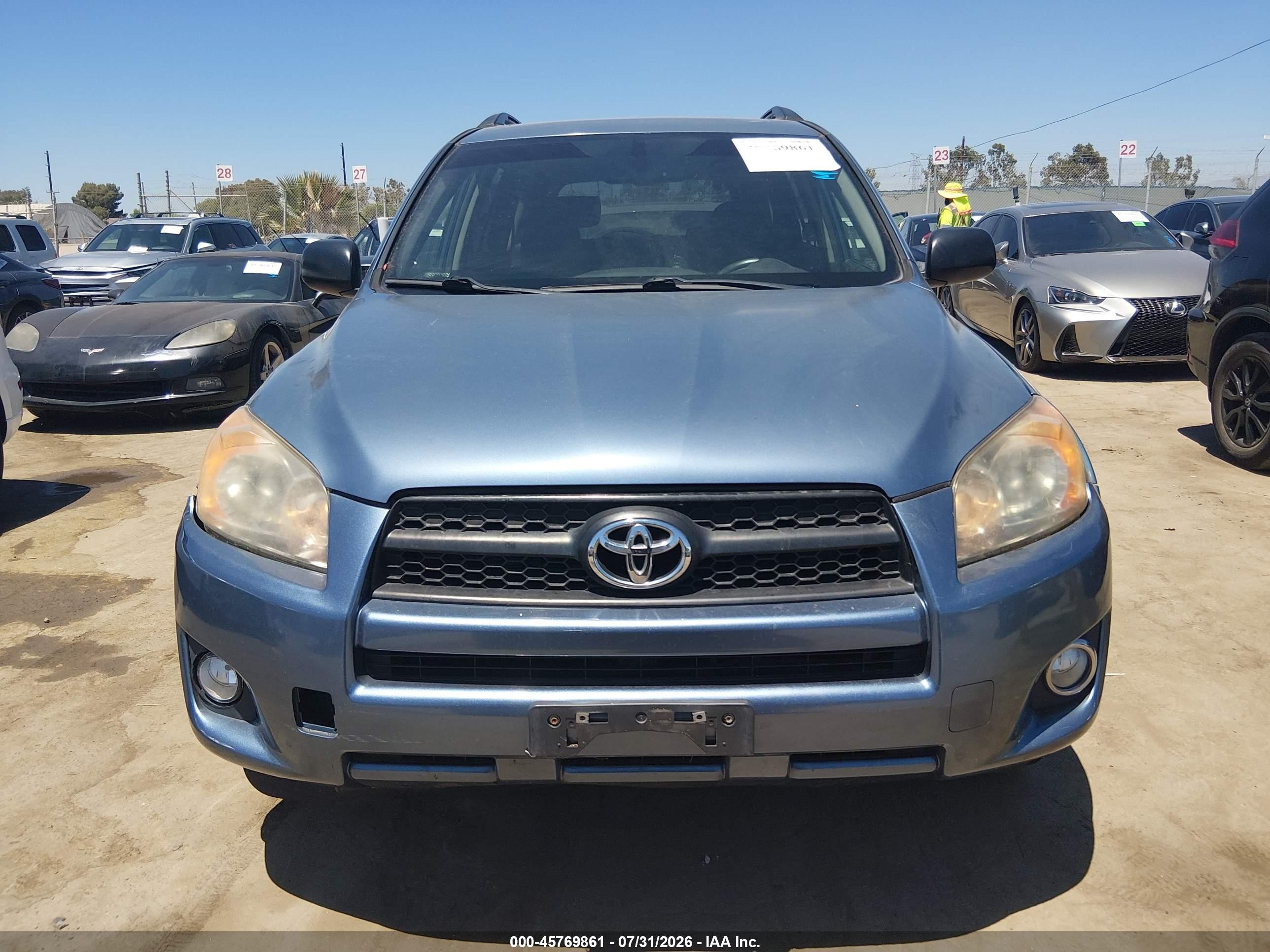 2010 Toyota Rav4 Sport Blue vin: JTMWF4DV7AD019824