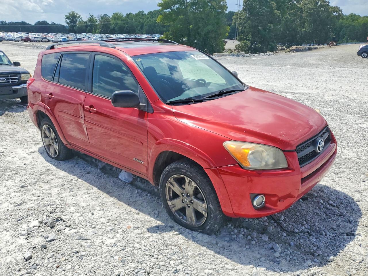 2010 Toyota Rav4 Sport Red vin: JTMWF4DV7AD021699