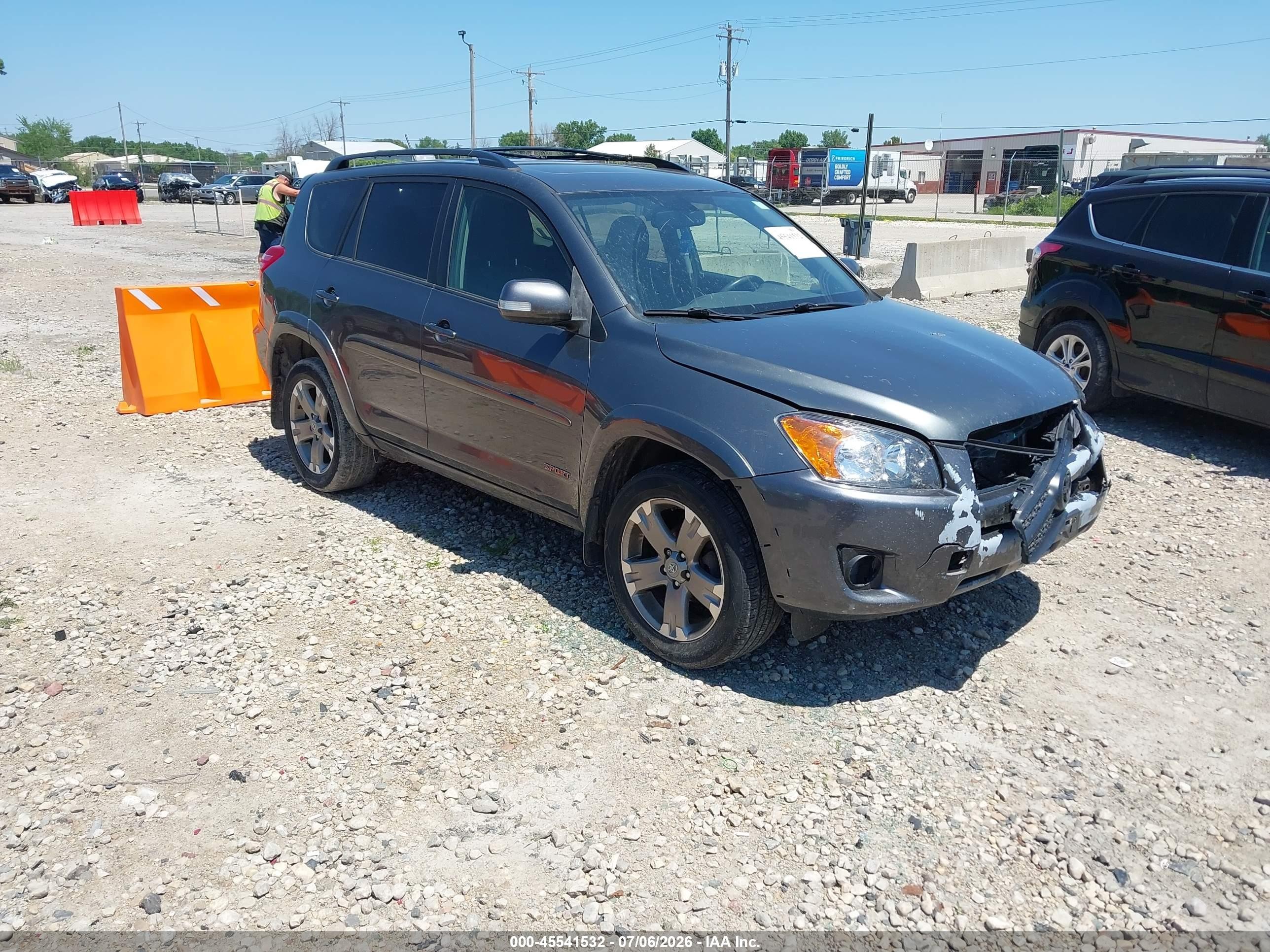 2011 Toyota Rav4 Sport Gray vin: JTMWF4DV7B5041947