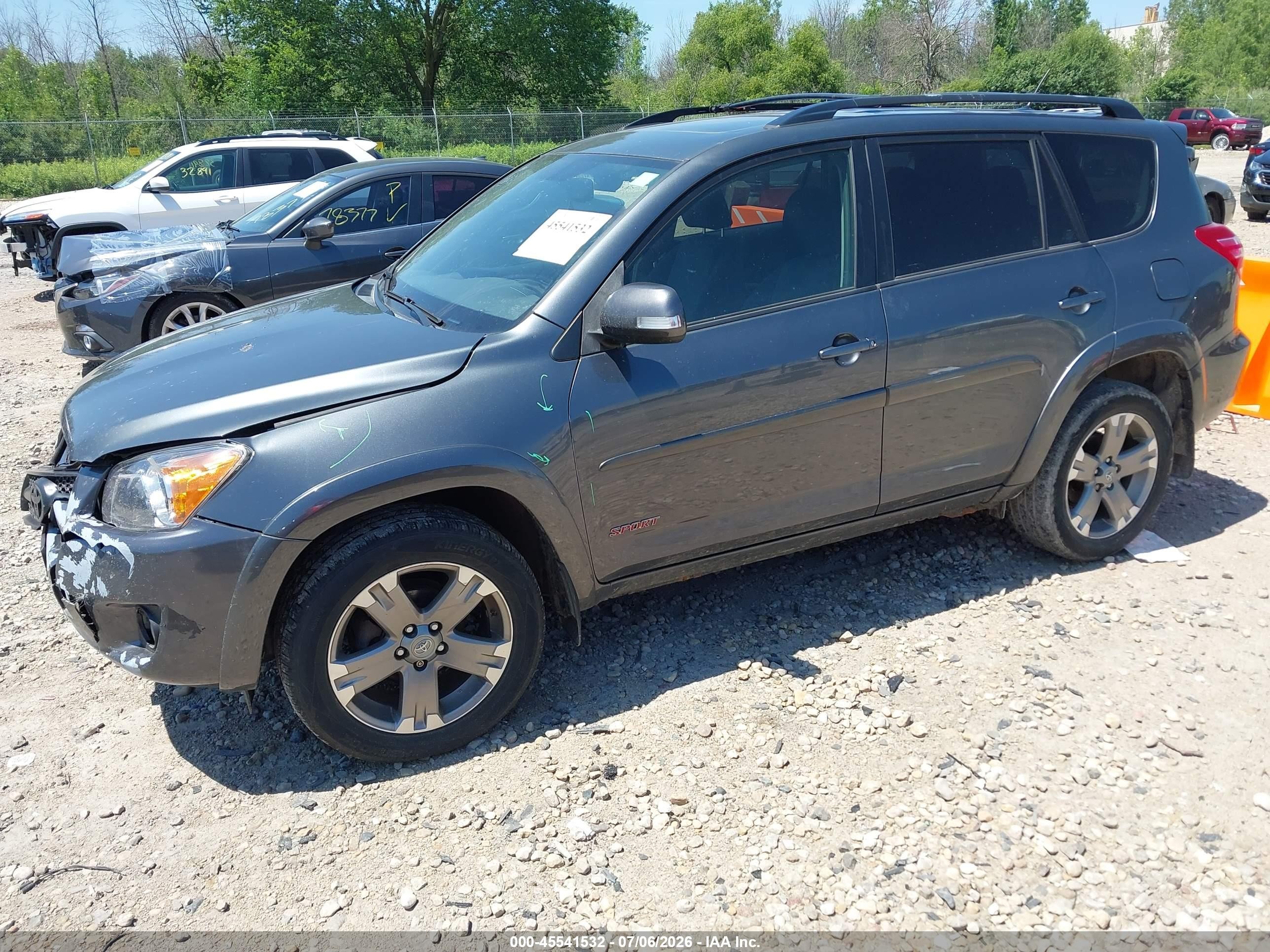 2011 Toyota Rav4 Sport Gray vin: JTMWF4DV7B5041947