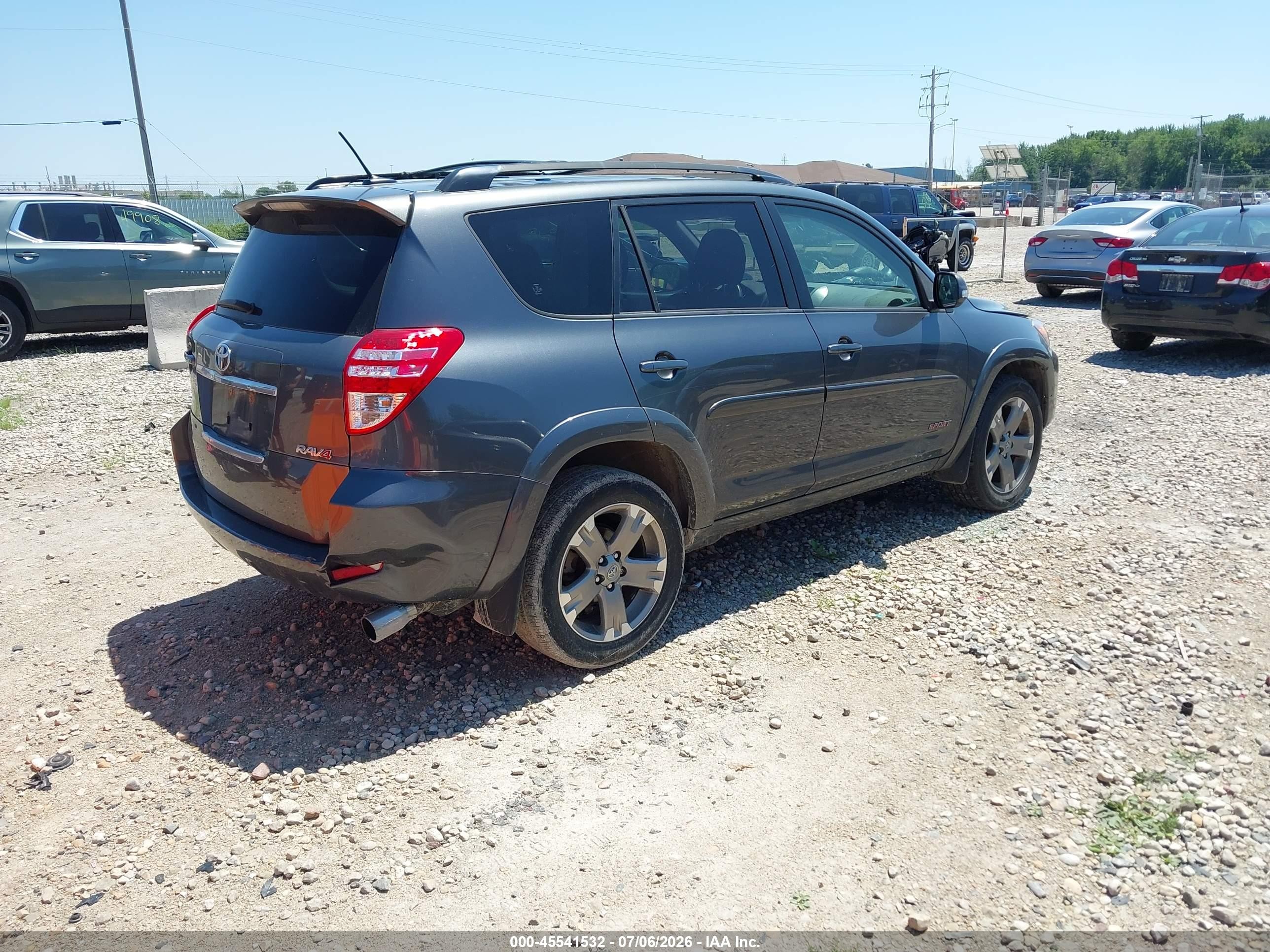 2011 Toyota Rav4 Sport Gray vin: JTMWF4DV7B5041947