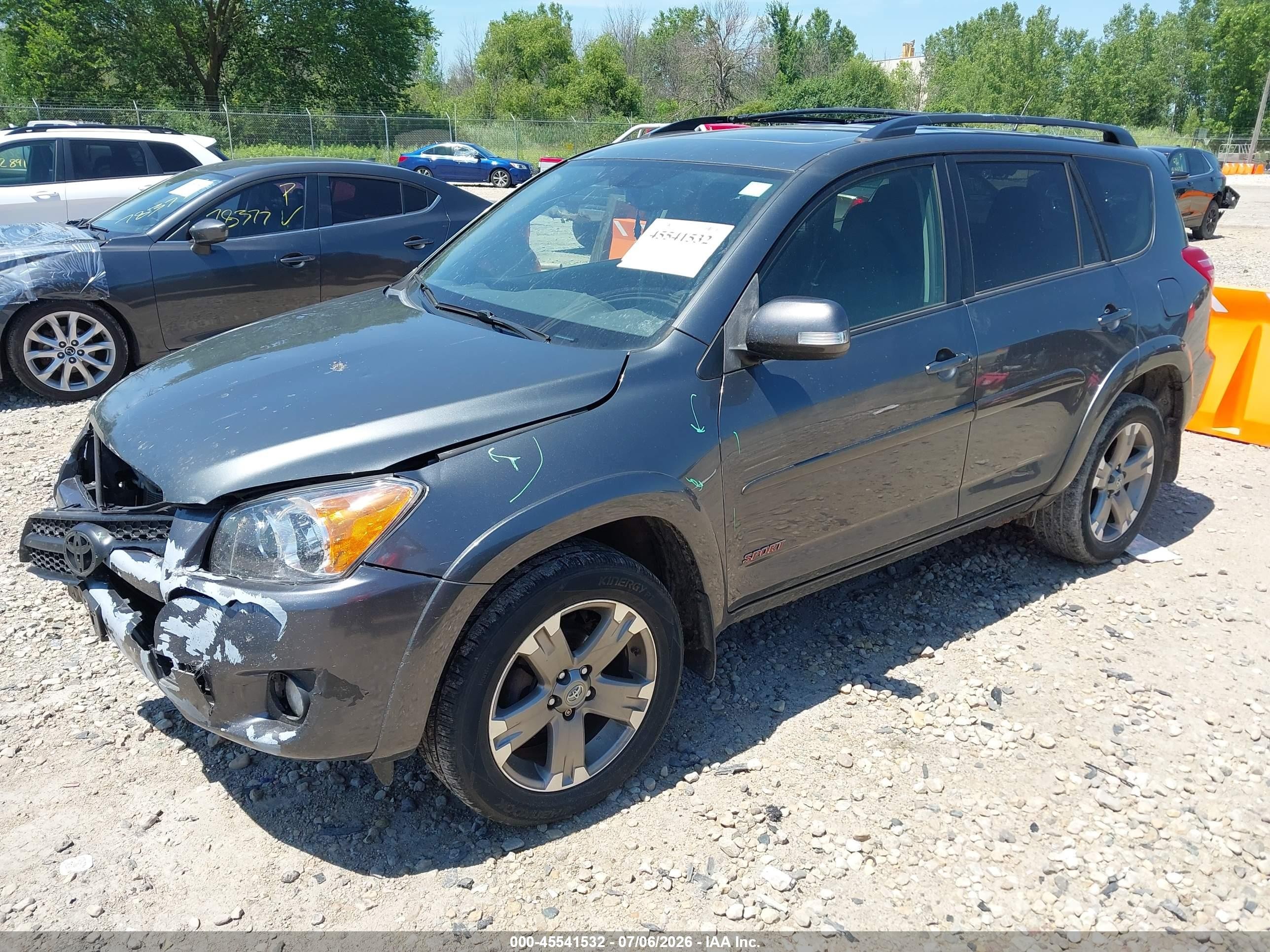 2011 Toyota Rav4 Sport Gray vin: JTMWF4DV7B5041947