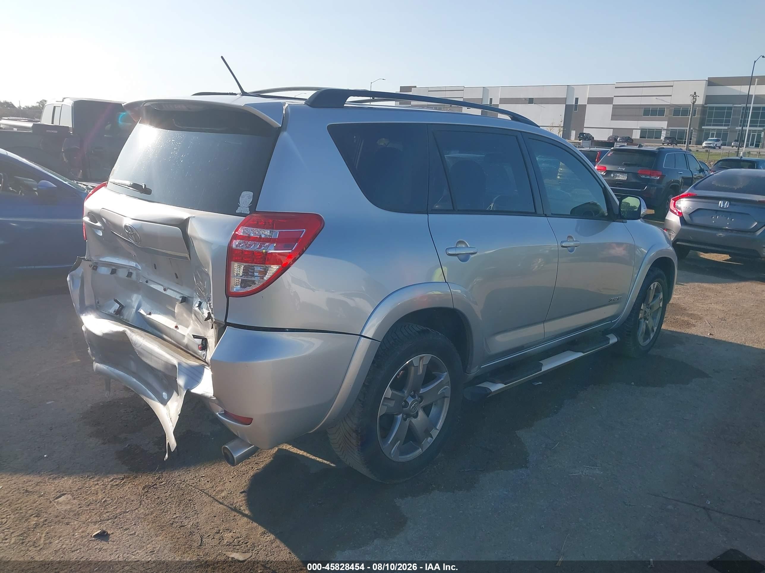 2012 Toyota Rav4 Sport Silver vin: JTMWF4DV7C5046888