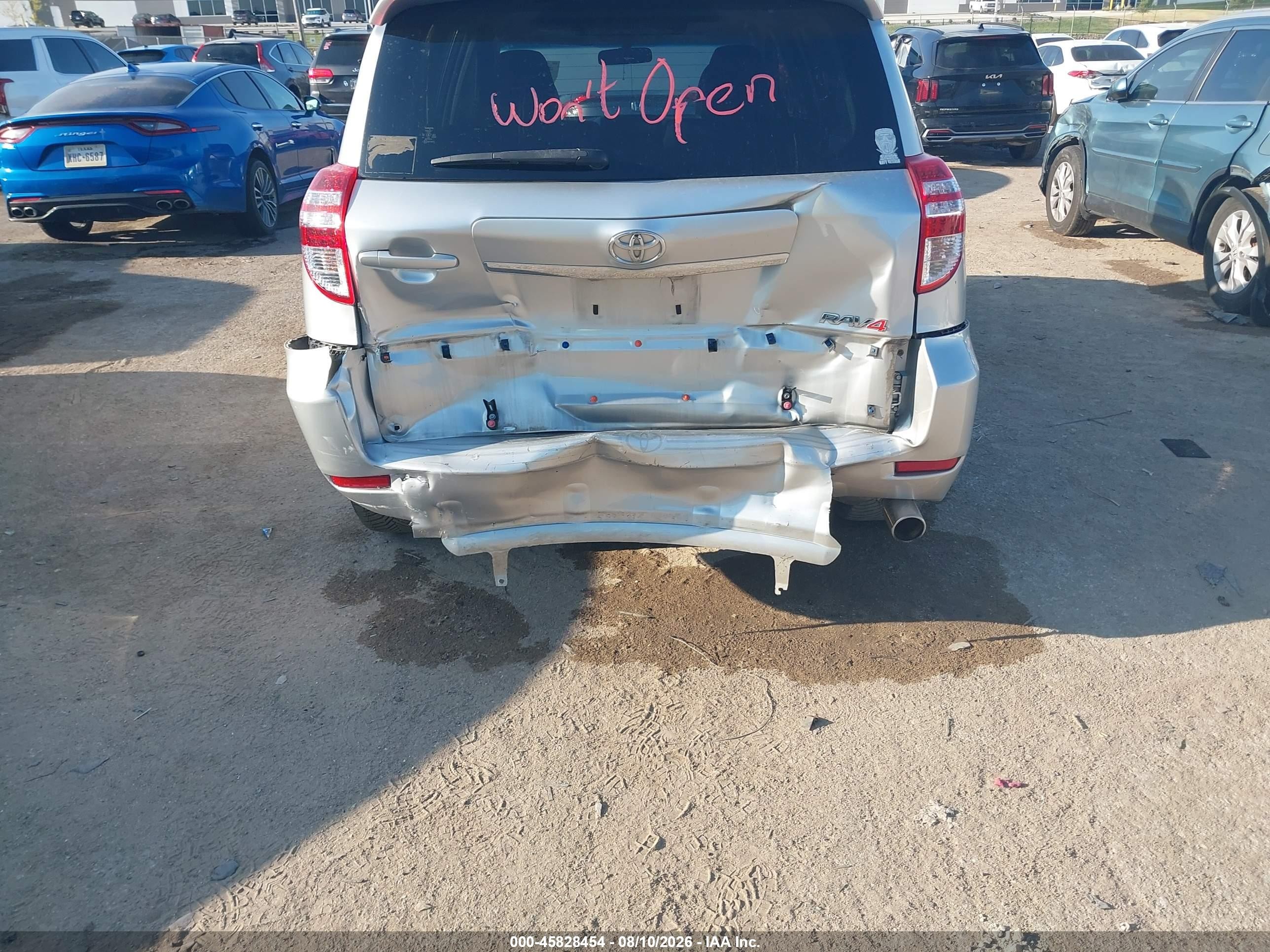 2012 Toyota Rav4 Sport Silver vin: JTMWF4DV7C5046888