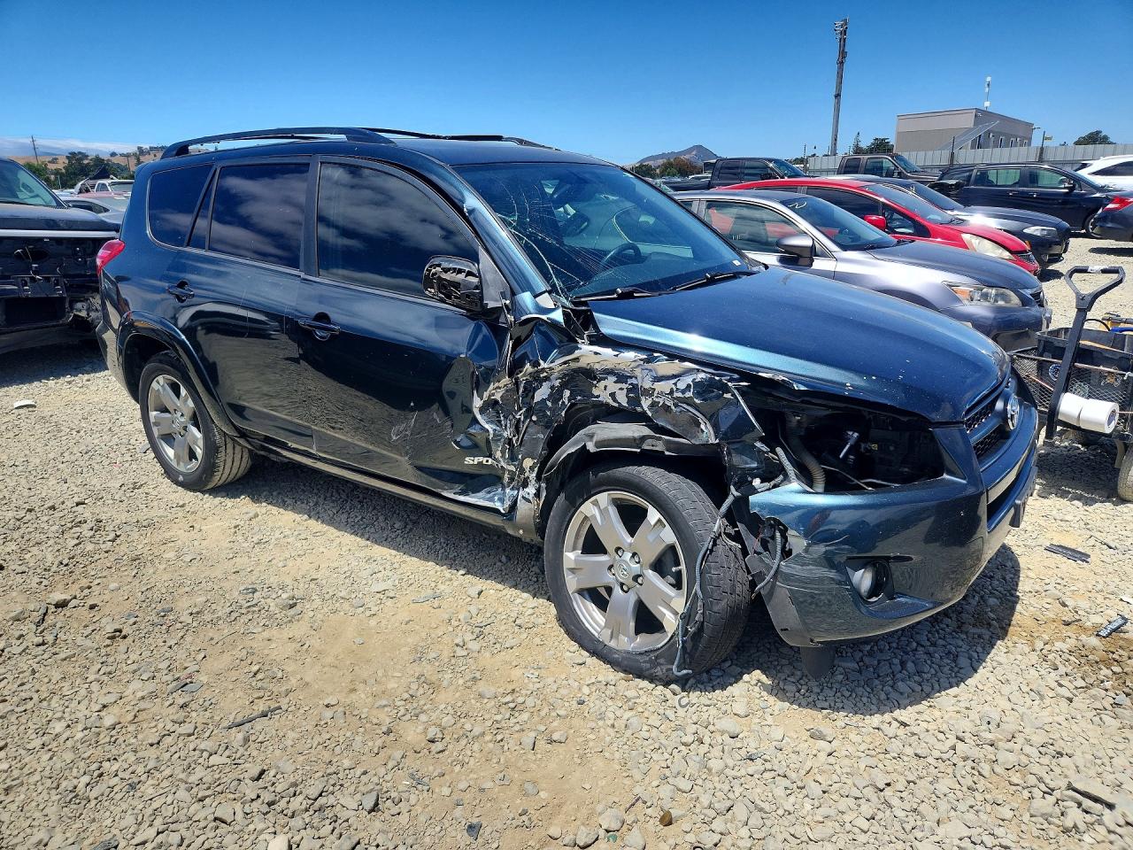 2010 Toyota Rav4 Sport Green vin: JTMWF4DV8A5015033