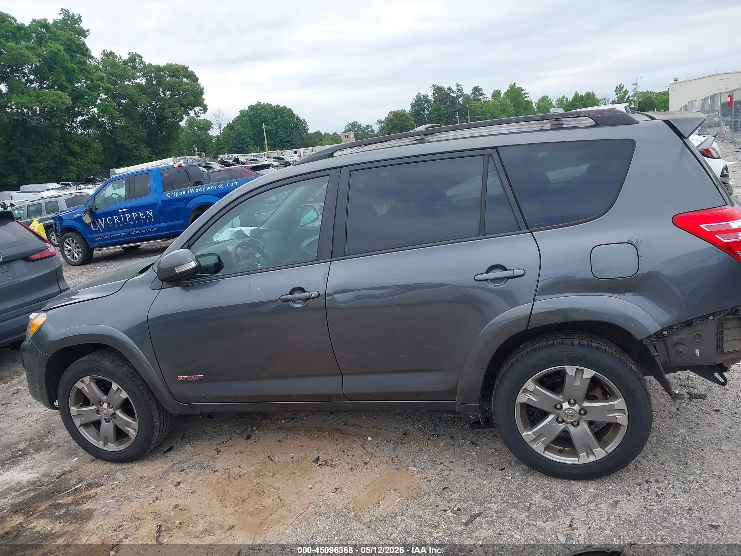 2010 Toyota Rav4 Sport Gray vin: JTMWF4DV8A5027974