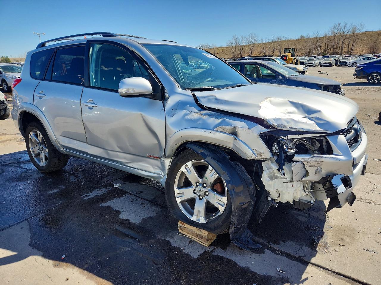 2011 Toyota Rav4 Sport Silver vin: JTMWF4DV8B5042881