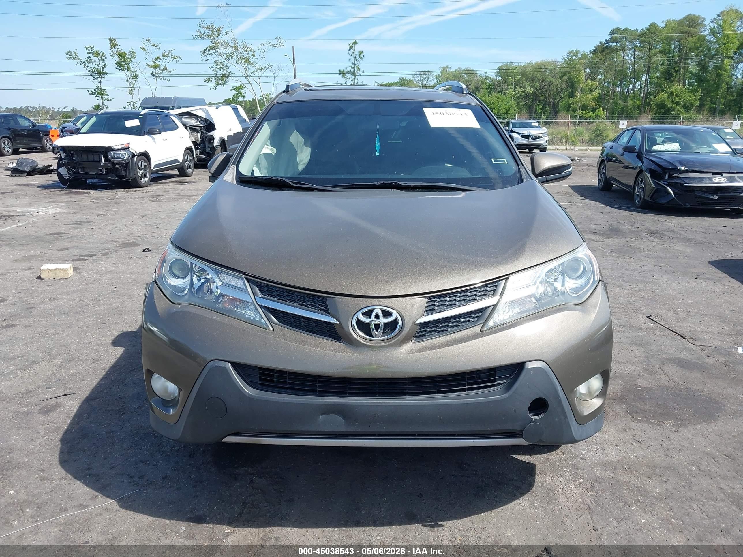 2013 Toyota Rav4 Xle Brown vin: JTMWFREV0DD002556