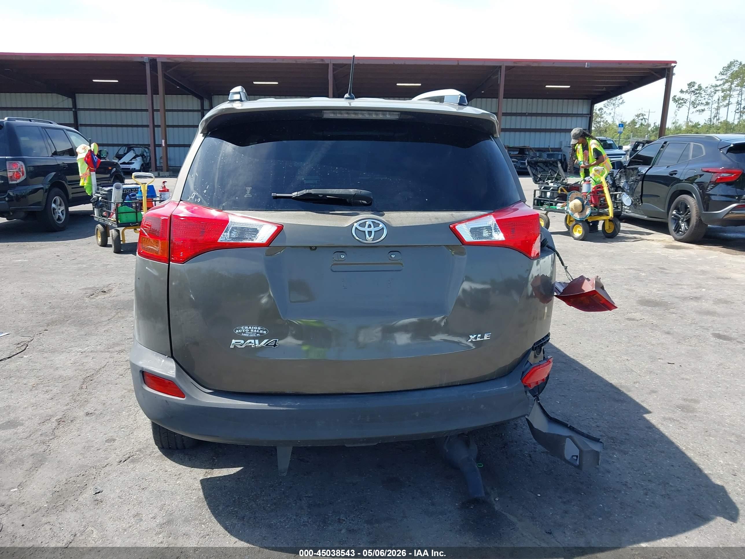 2013 Toyota Rav4 Xle Brown vin: JTMWFREV0DD002556