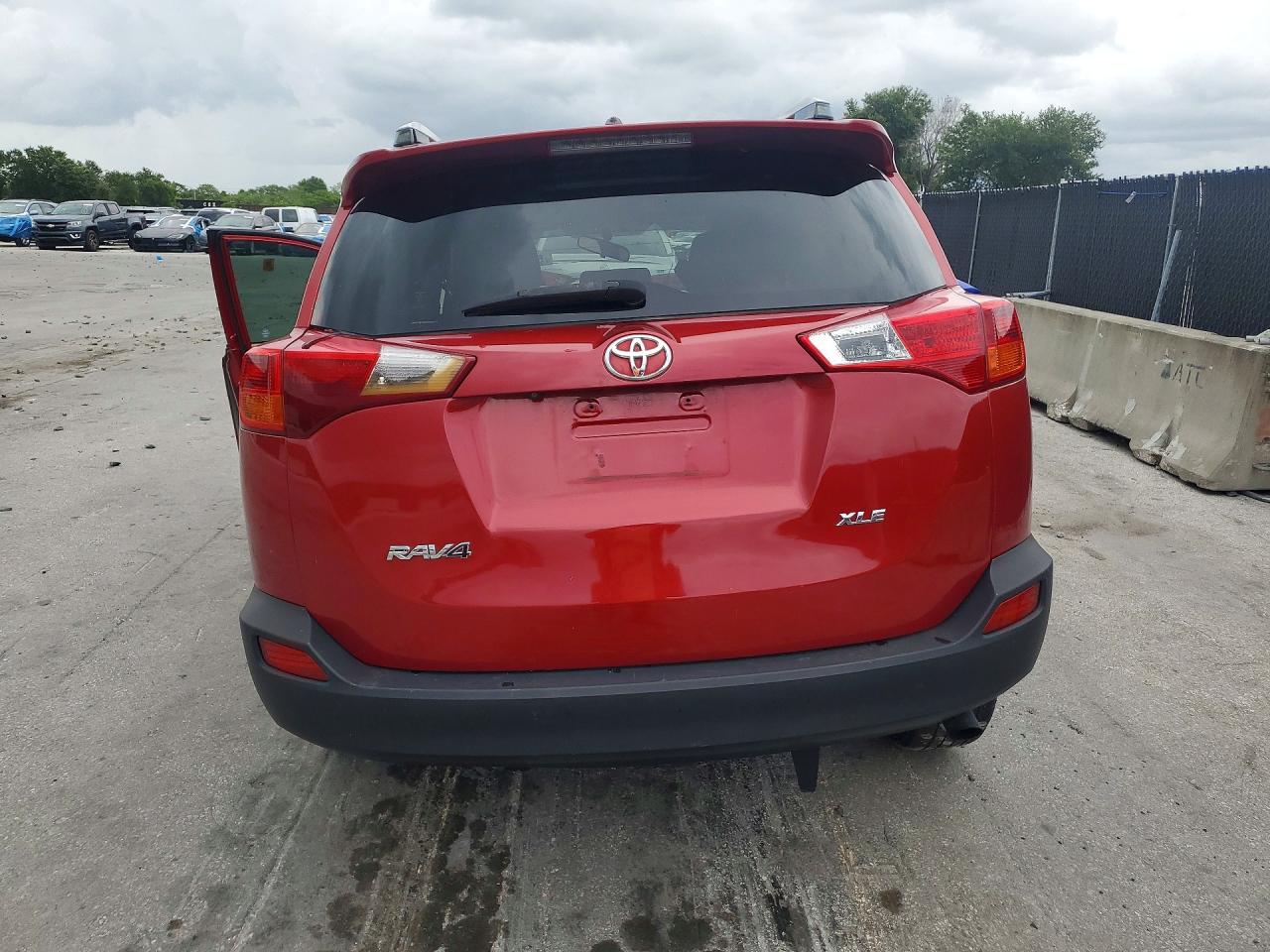 2013 Toyota Rav4 Sports Red vin: JTMWFREV0DD006073