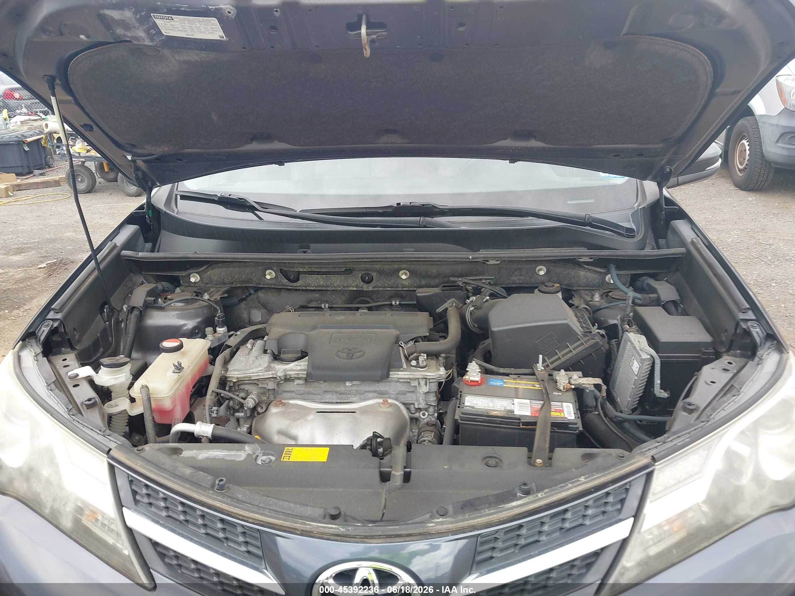 2014 Toyota Rav4 Xle Gray vin: JTMWFREV0EJ018324