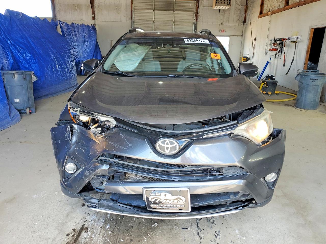 2017 Toyota Rav4 Xle Серый vin: JTMWFREV0HJ123305