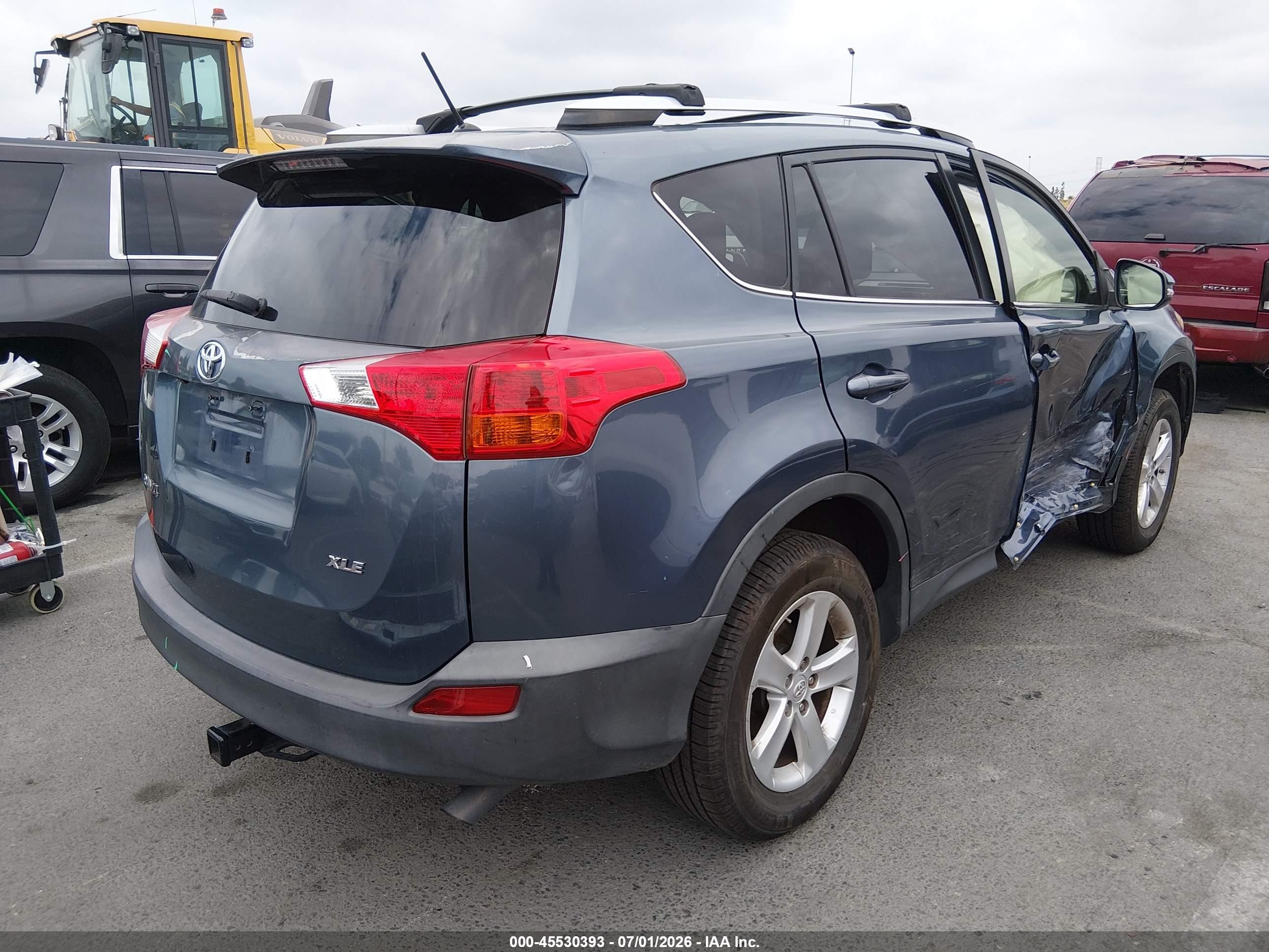 2013 Toyota Rav4 Xle Blue vin: JTMWFREV1D5006867