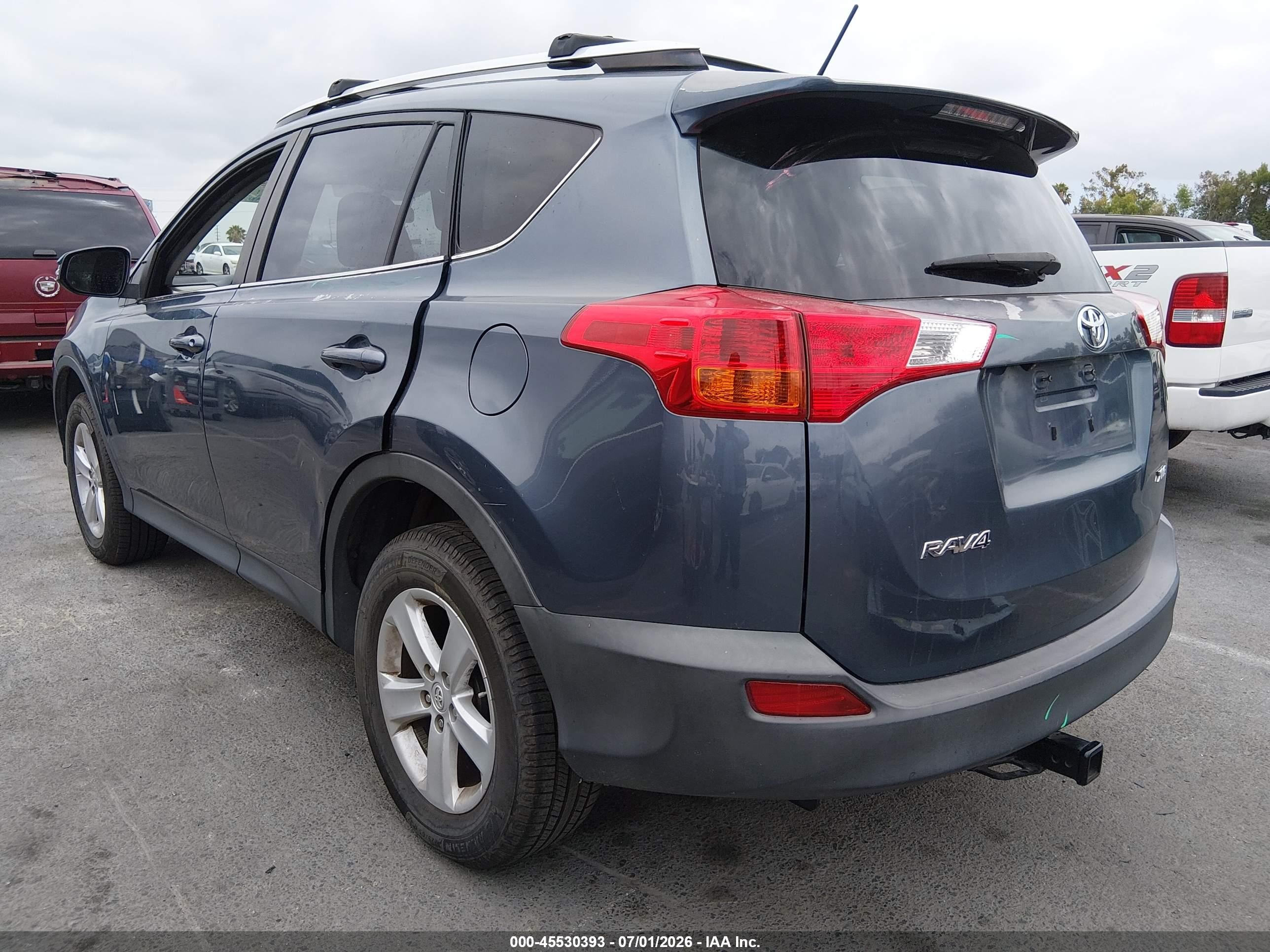 2013 Toyota Rav4 Xle Blue vin: JTMWFREV1D5006867