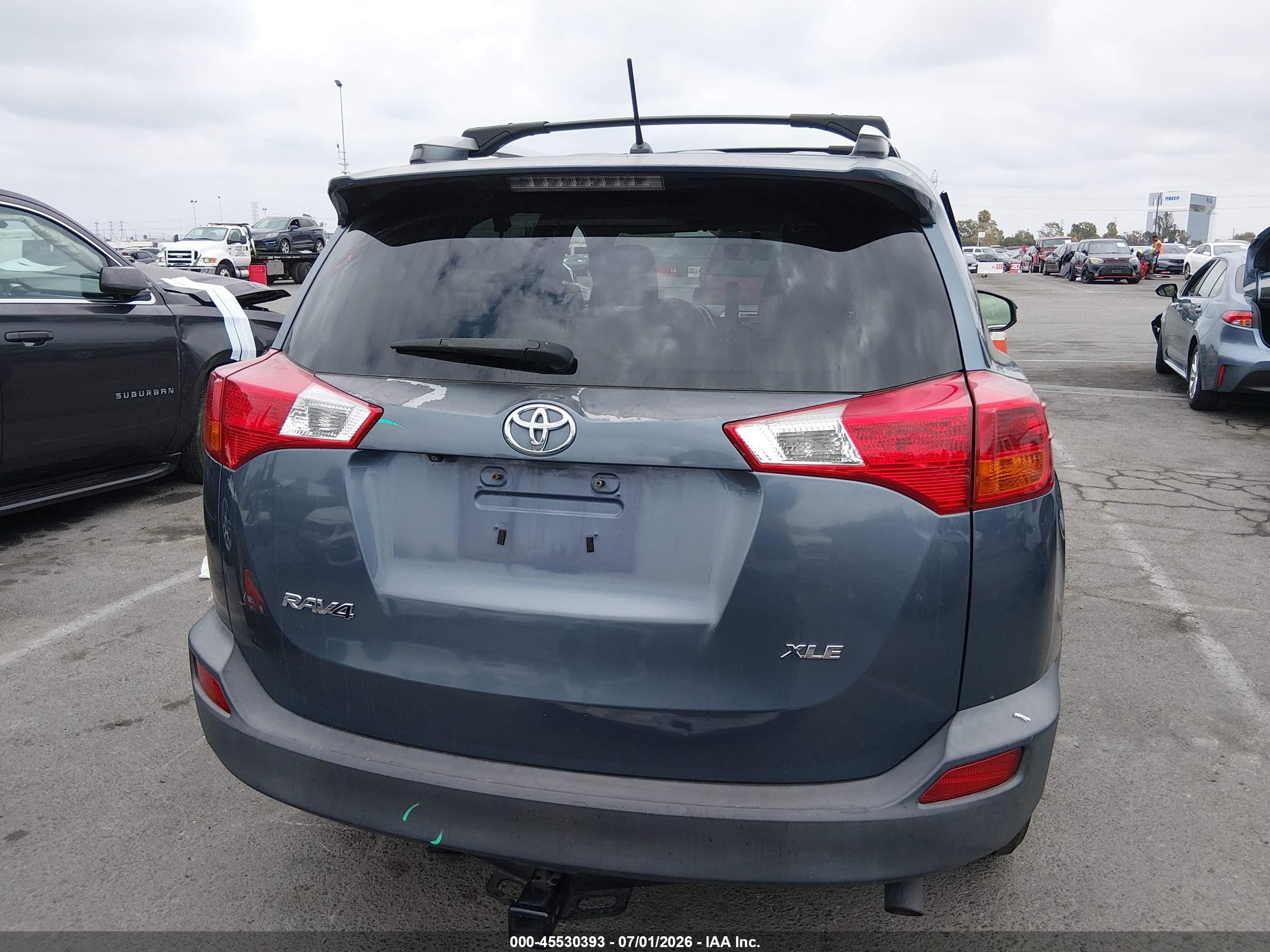2013 Toyota Rav4 Xle Blue vin: JTMWFREV1D5006867