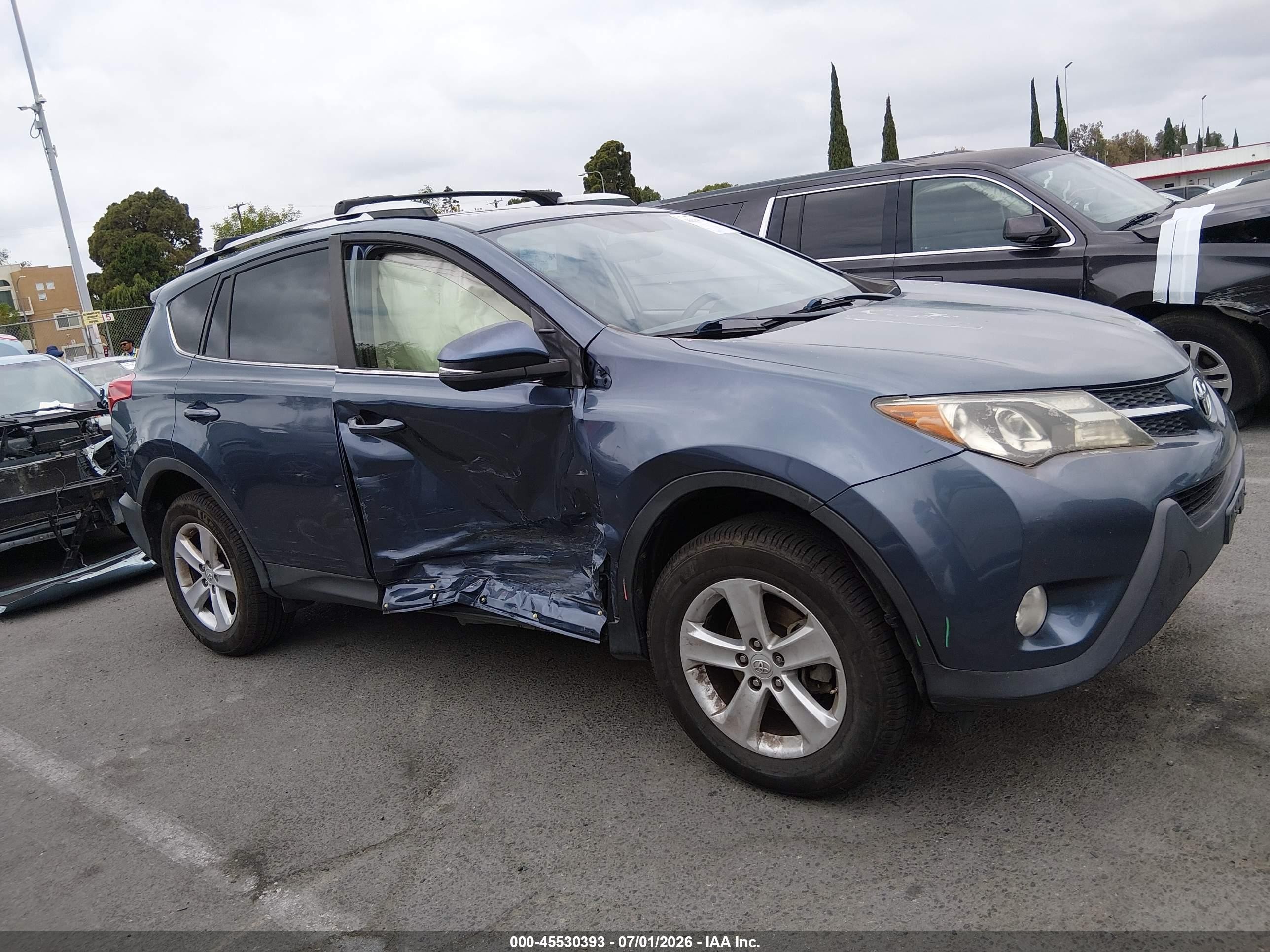 2013 Toyota Rav4 Xle Blue vin: JTMWFREV1D5006867