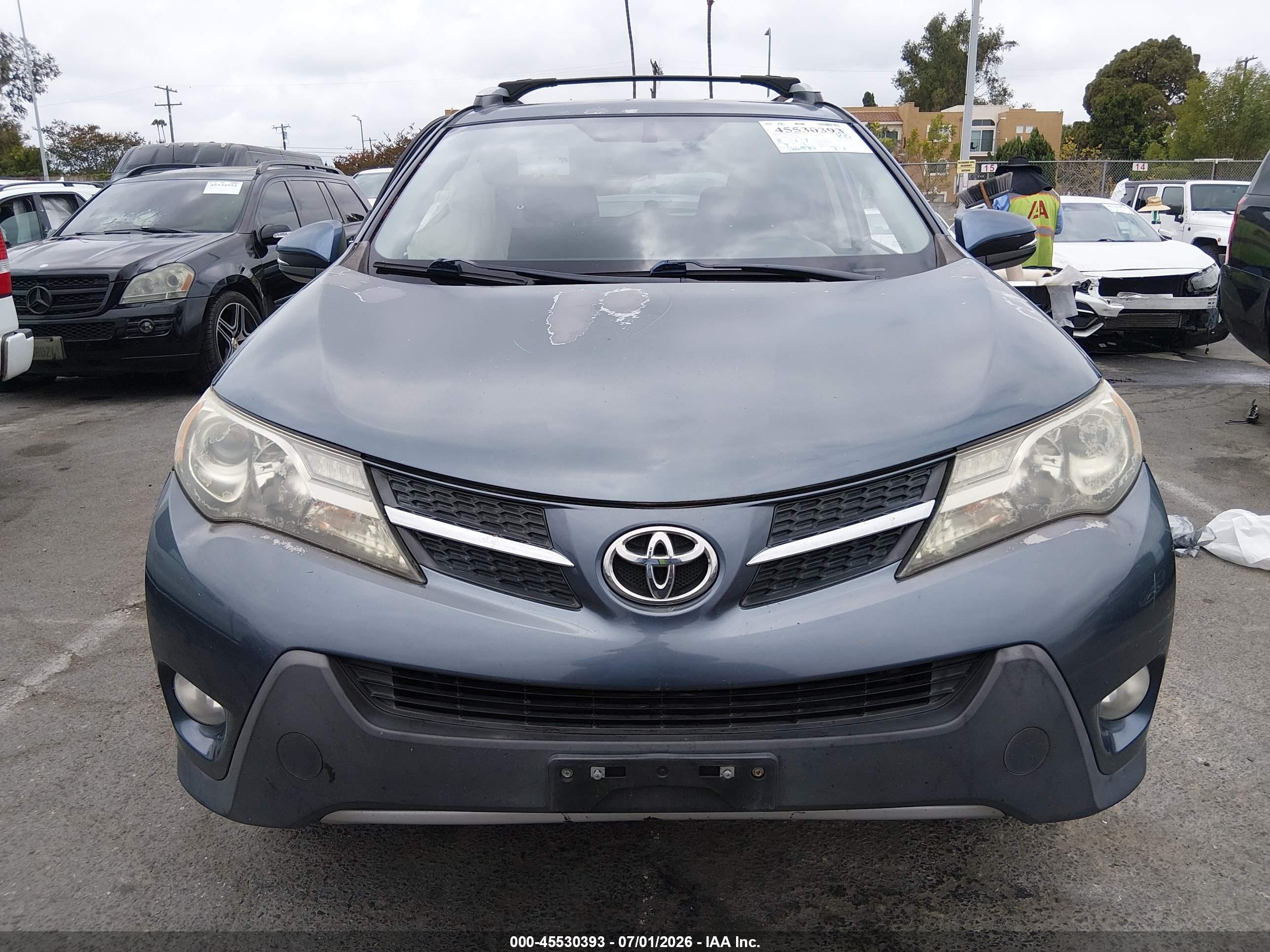2013 Toyota Rav4 Xle Blue vin: JTMWFREV1D5006867