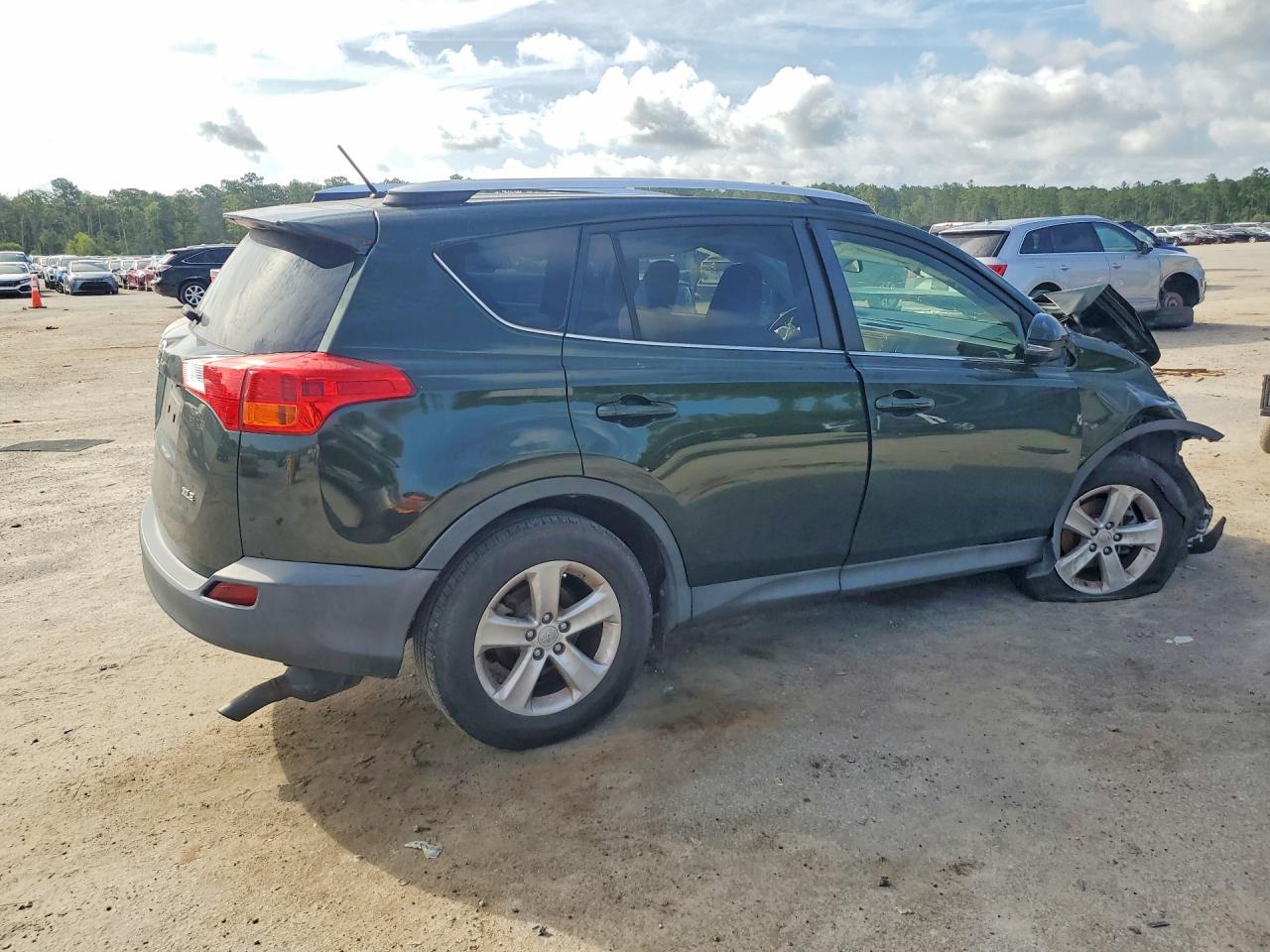 2013 Toyota Rav4 Xle Green vin: JTMWFREV1D5007596