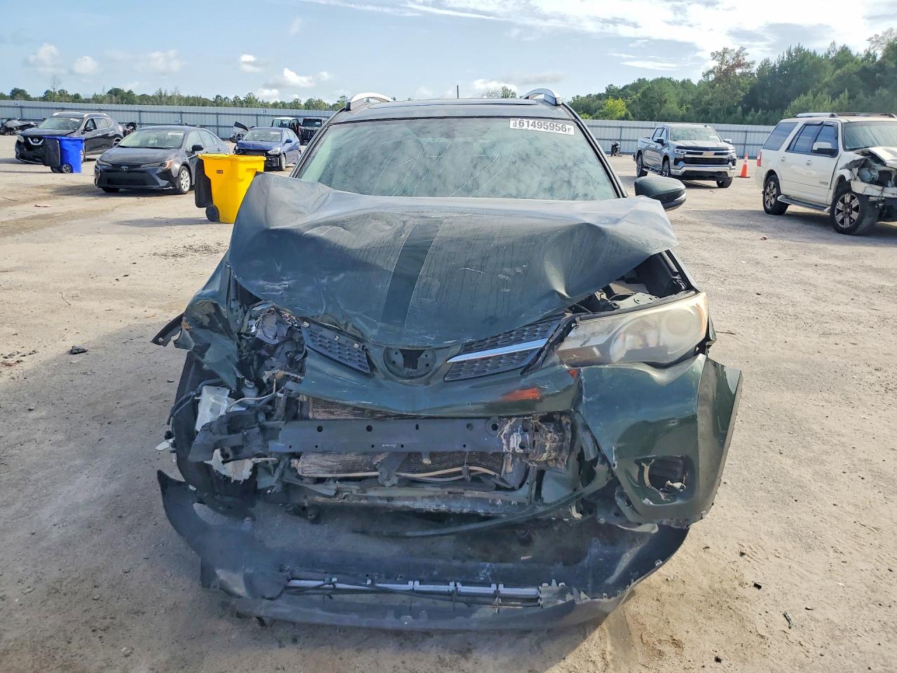 2013 Toyota Rav4 Xle Green vin: JTMWFREV1D5007596