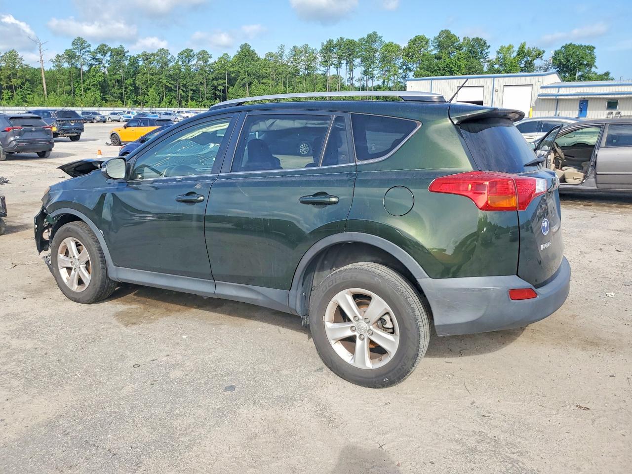 2013 Toyota Rav4 Xle Green vin: JTMWFREV1D5007596