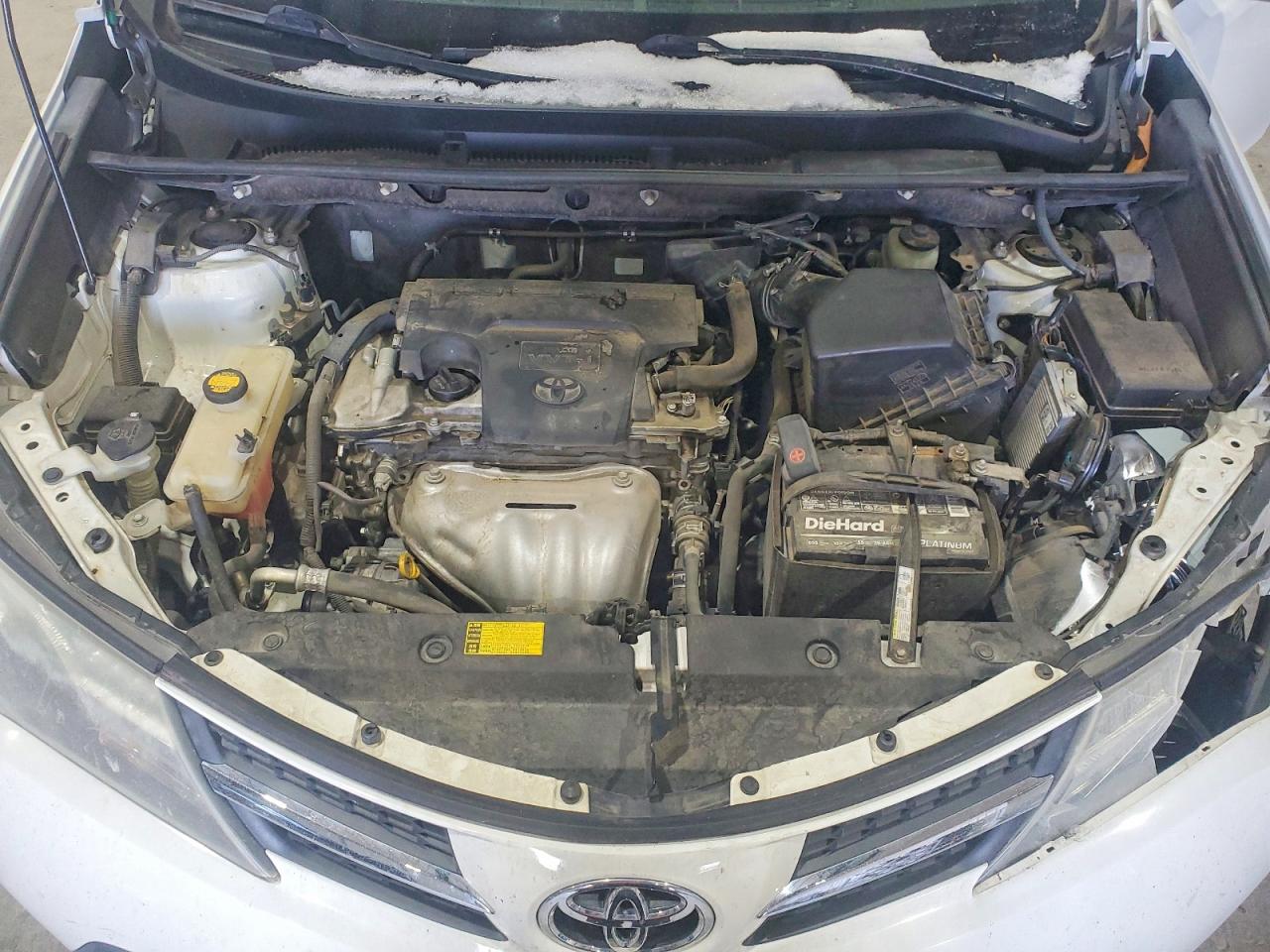 2013 Toyota Rav4 Xle White vin: JTMWFREV1DD000850