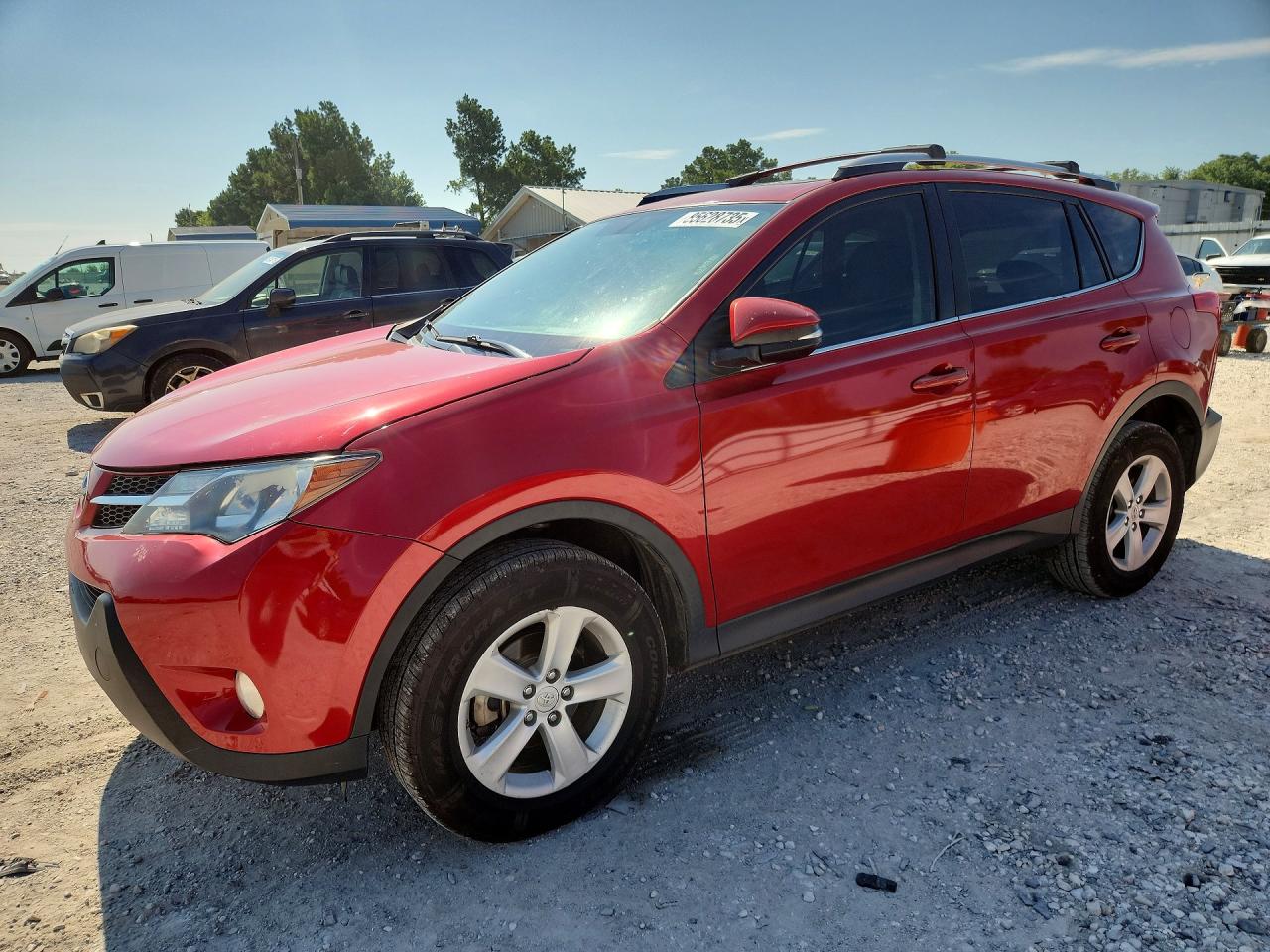 2014 Toyota Rav4 Xle Red vin: JTMWFREV1ED026866