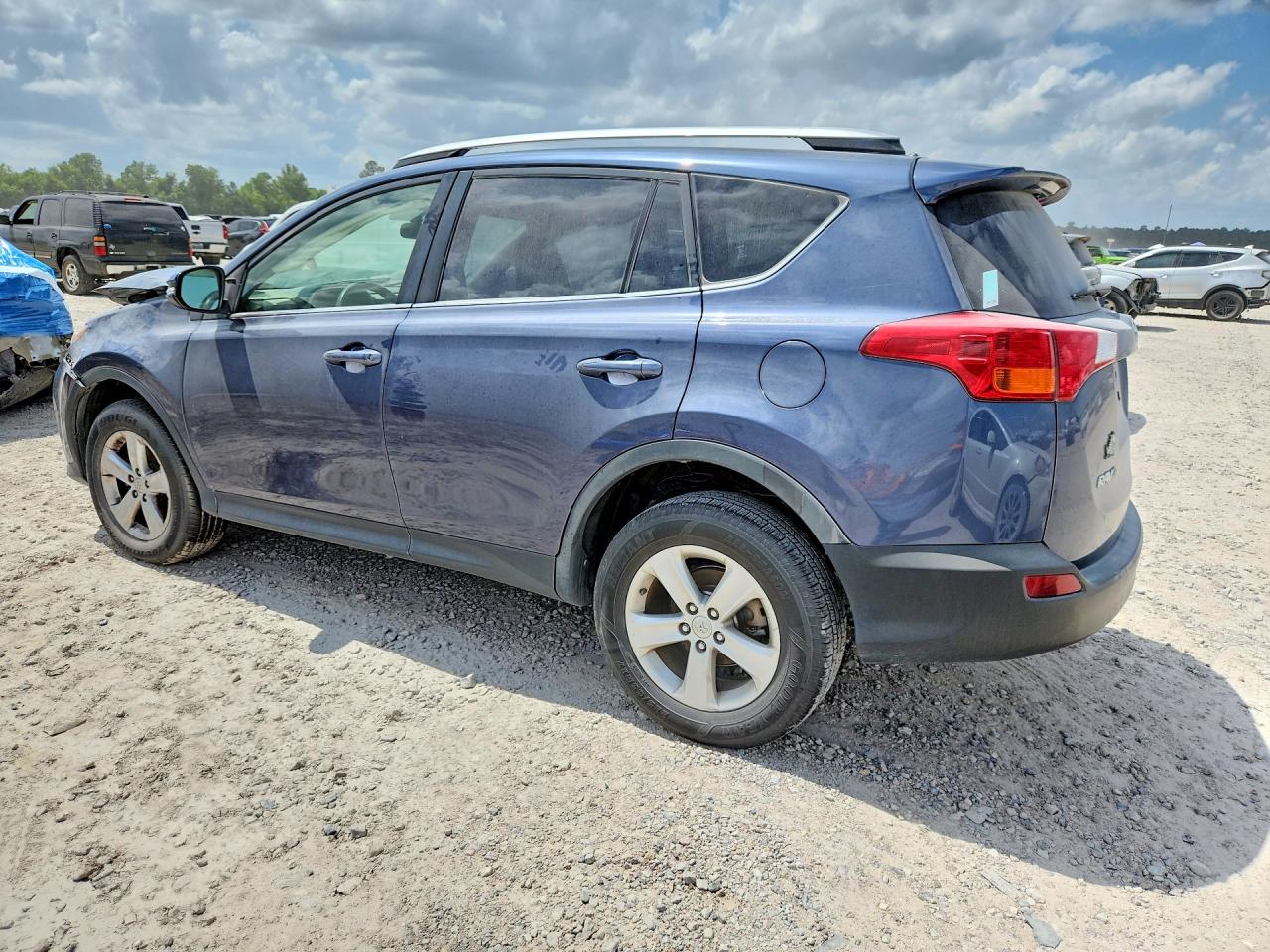 2014 Toyota Rav4 Xle Blue vin: JTMWFREV1ED039293