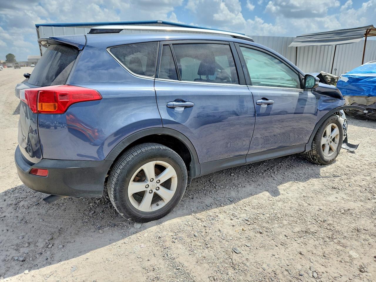 2014 Toyota Rav4 Xle Blue vin: JTMWFREV1ED039293