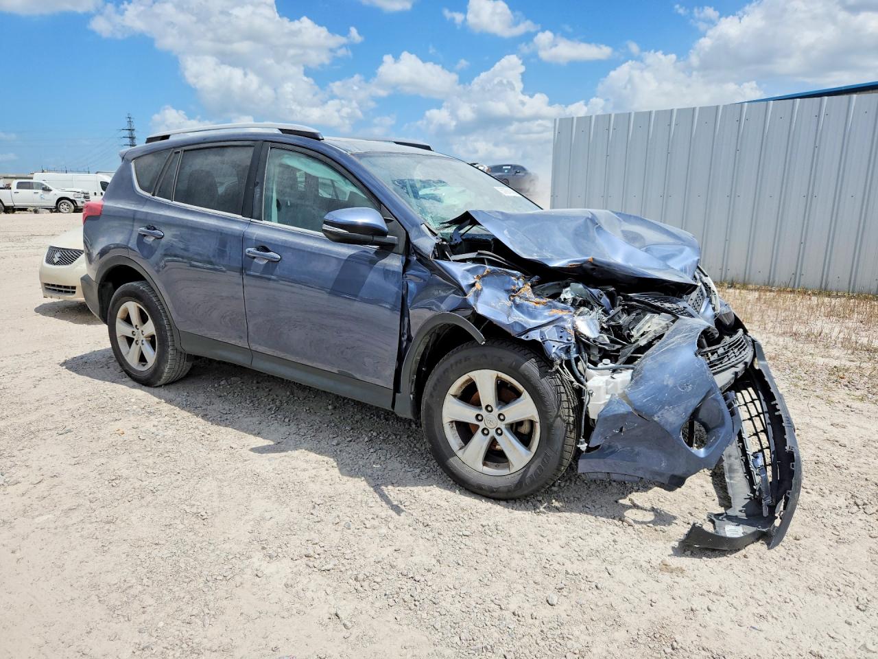 2014 Toyota Rav4 Xle Blue vin: JTMWFREV1ED039293