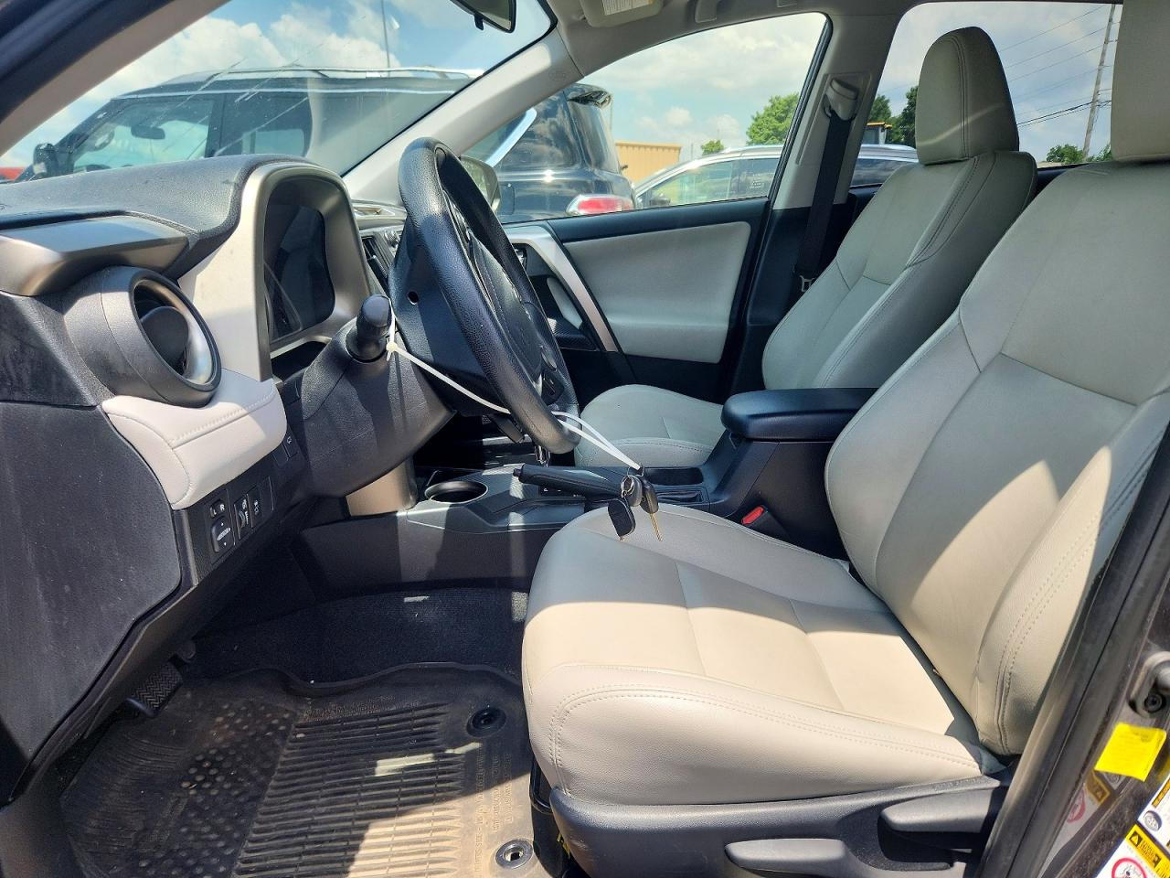 2015 Toyota Rav4 Xle Gray vin: JTMWFREV1FD049940