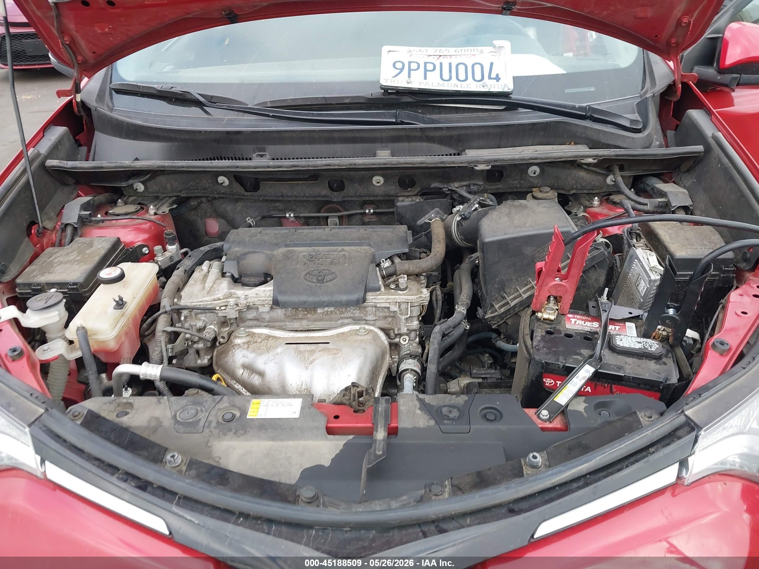 2016 Toyota Rav4 Xle Red vin: JTMWFREV1GJ087297