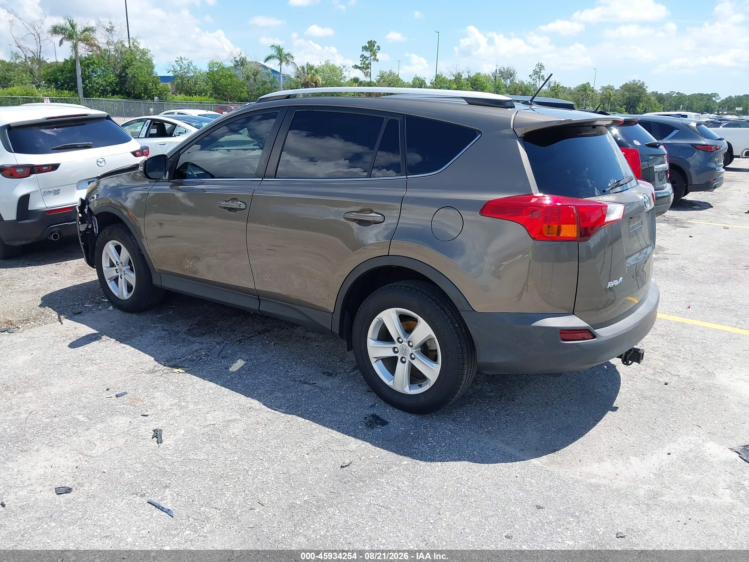 2013 Toyota Rav4 Xle Gray vin: JTMWFREV2D5004853