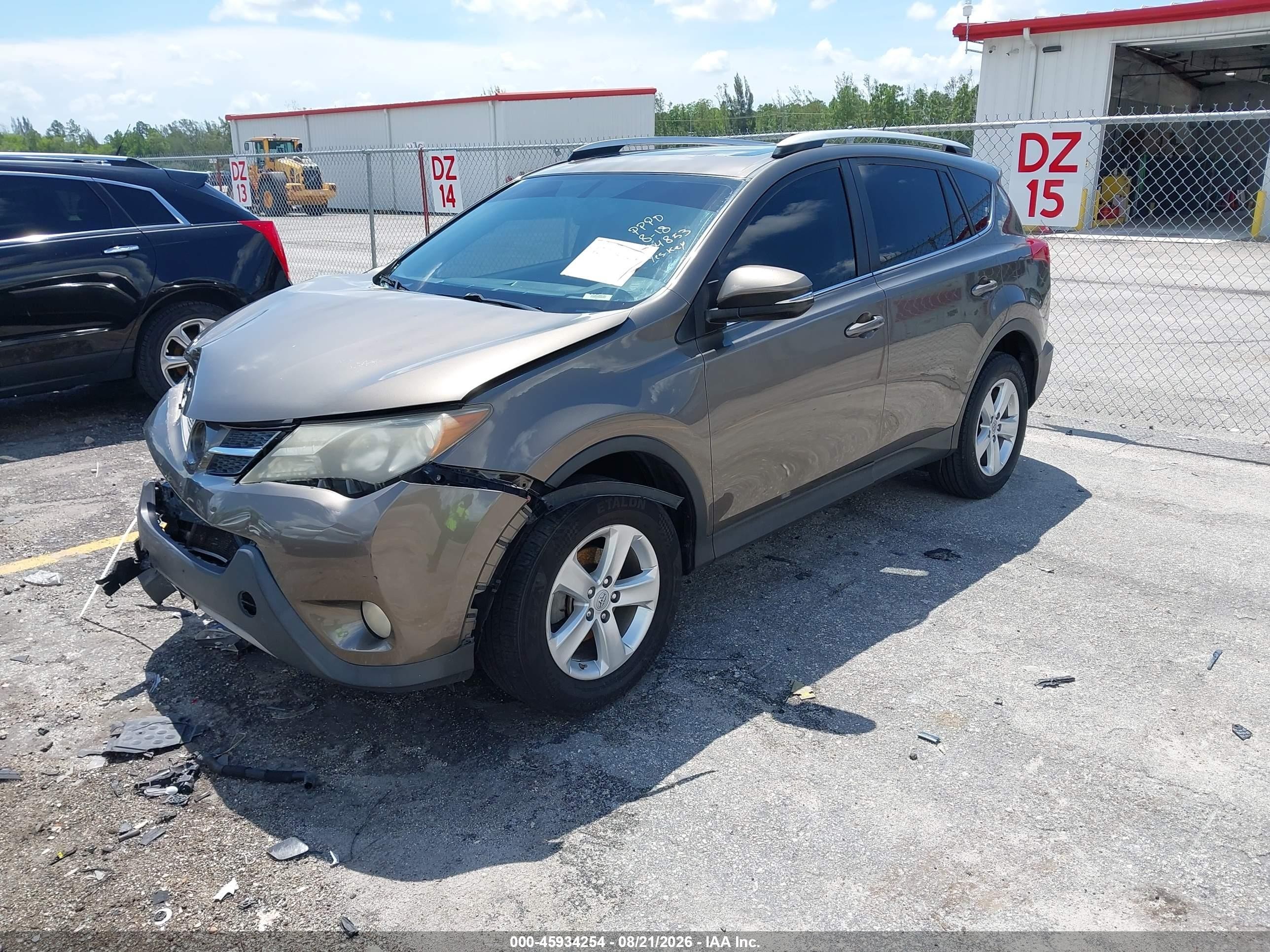 2013 Toyota Rav4 Xle Gray vin: JTMWFREV2D5004853