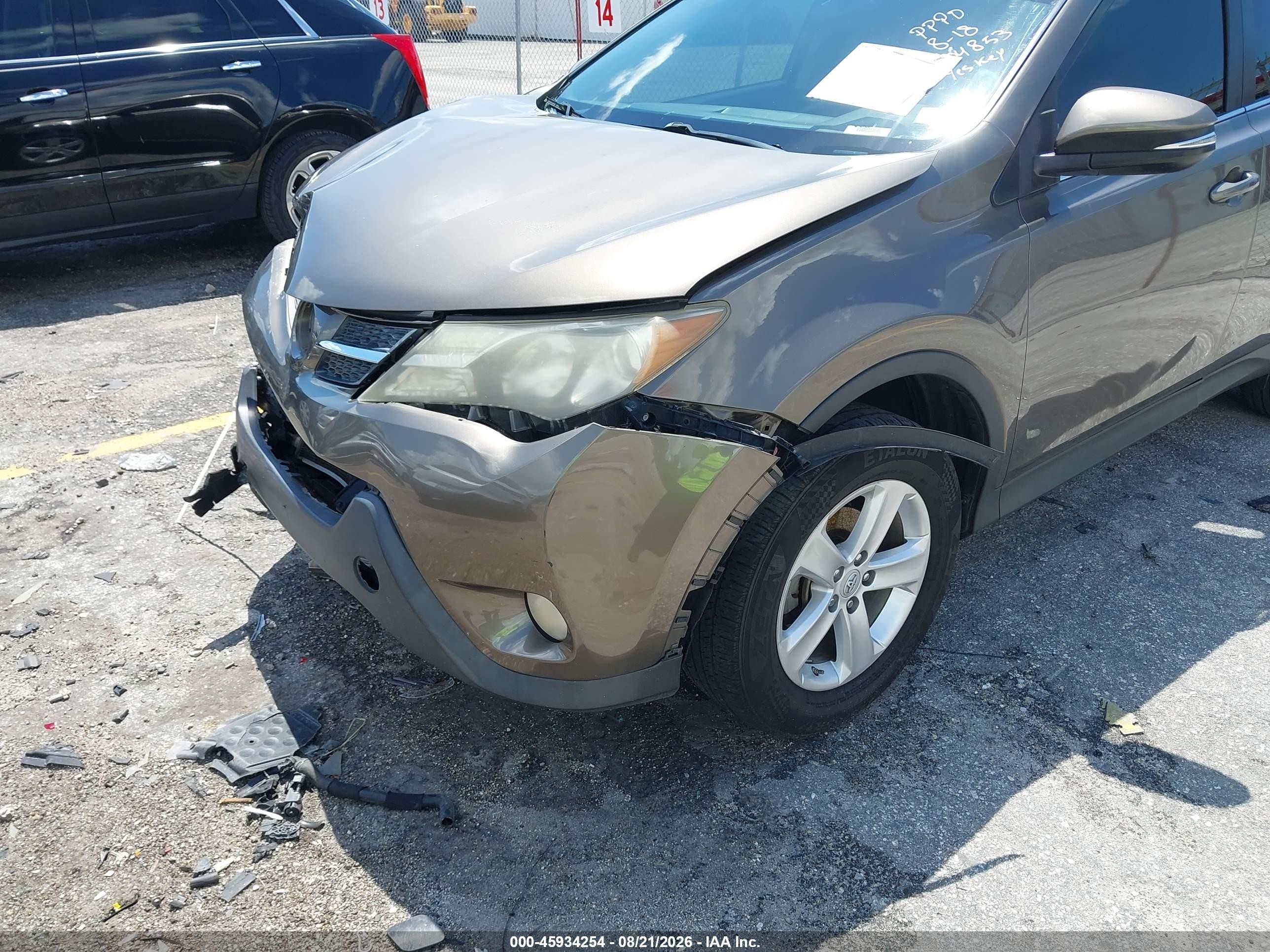 2013 Toyota Rav4 Xle Gray vin: JTMWFREV2D5004853