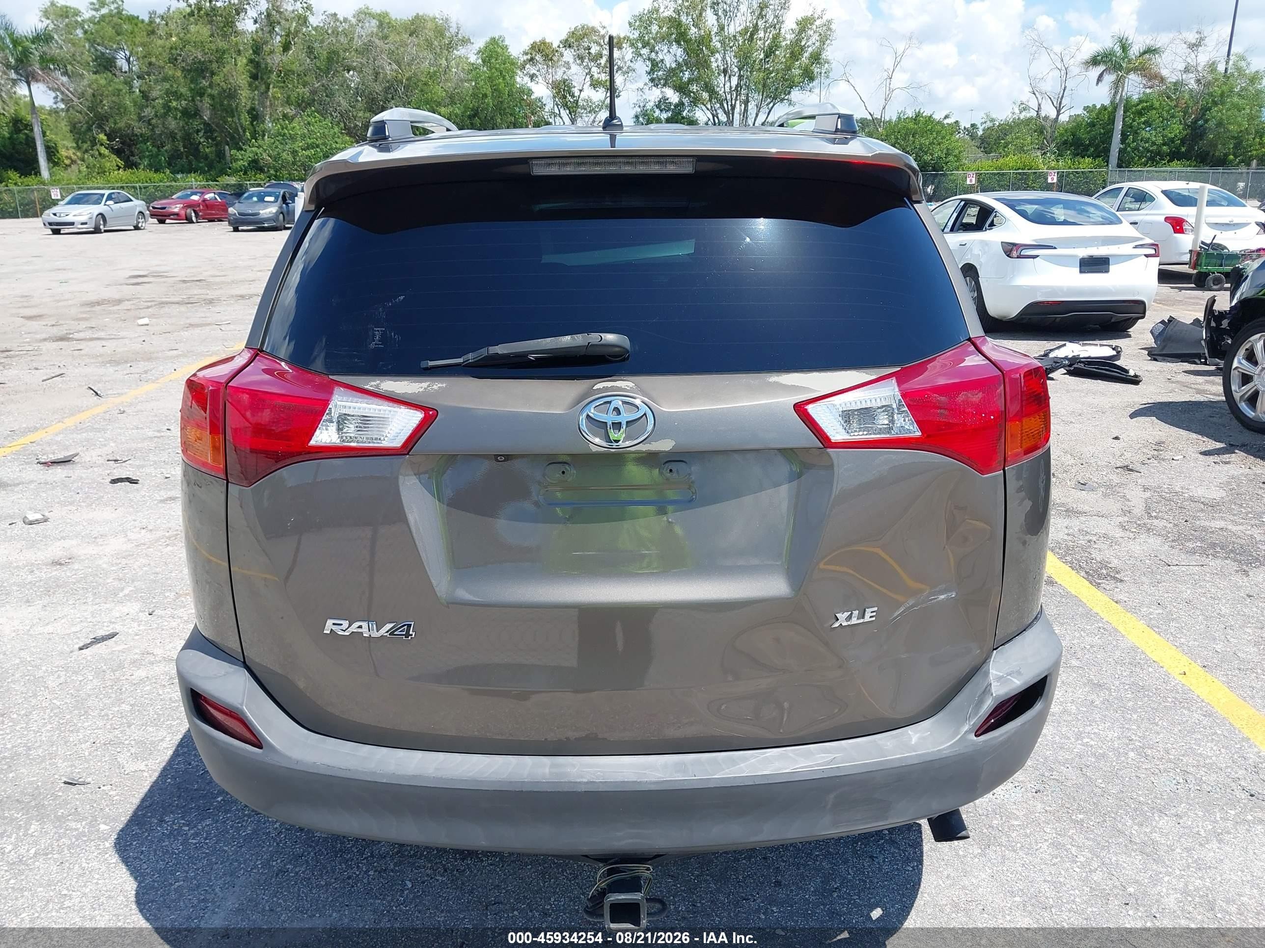 2013 Toyota Rav4 Xle Gray vin: JTMWFREV2D5004853
