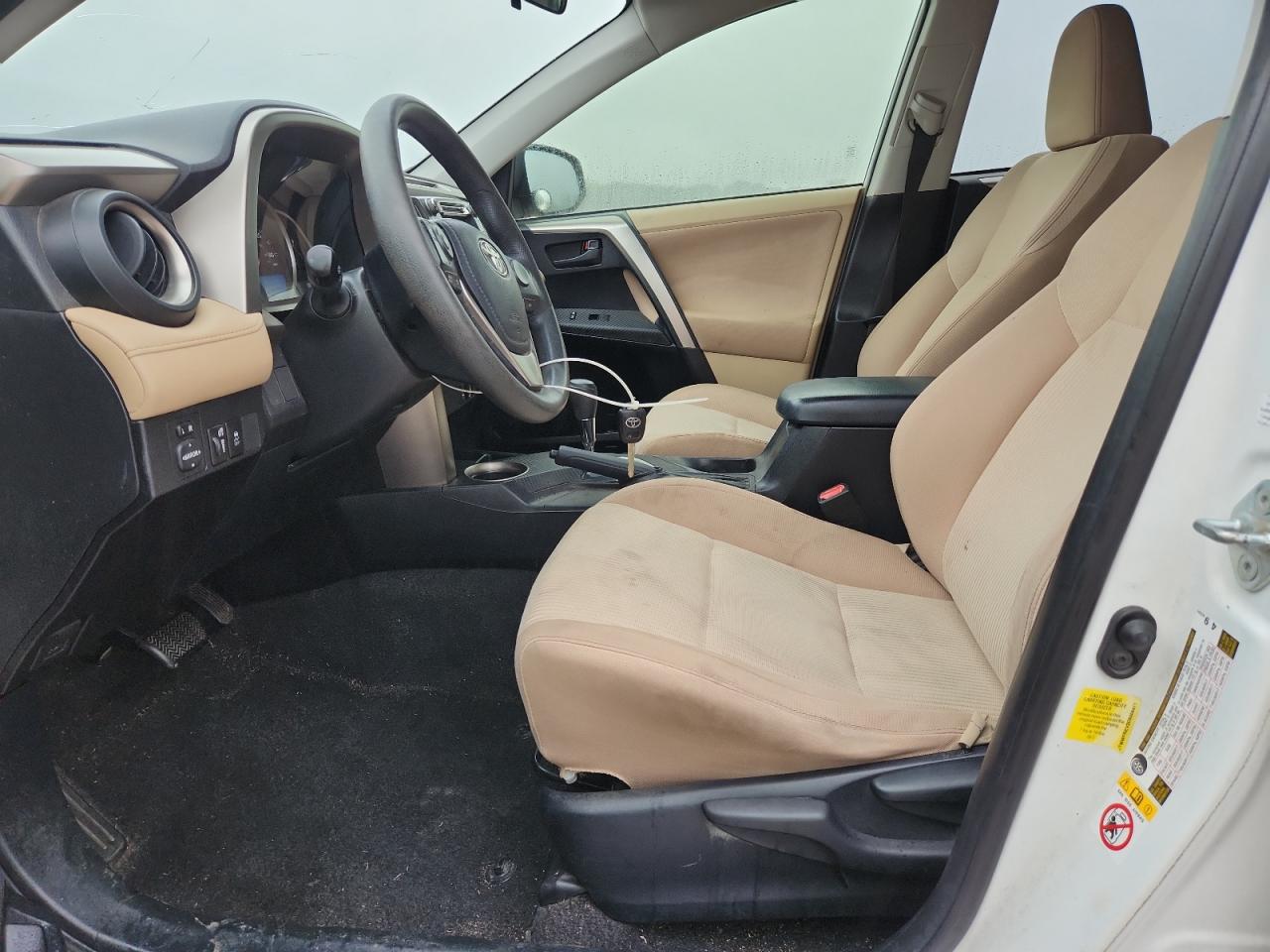 2013 Toyota Rav4 Xle White vin: JTMWFREV2D5006411