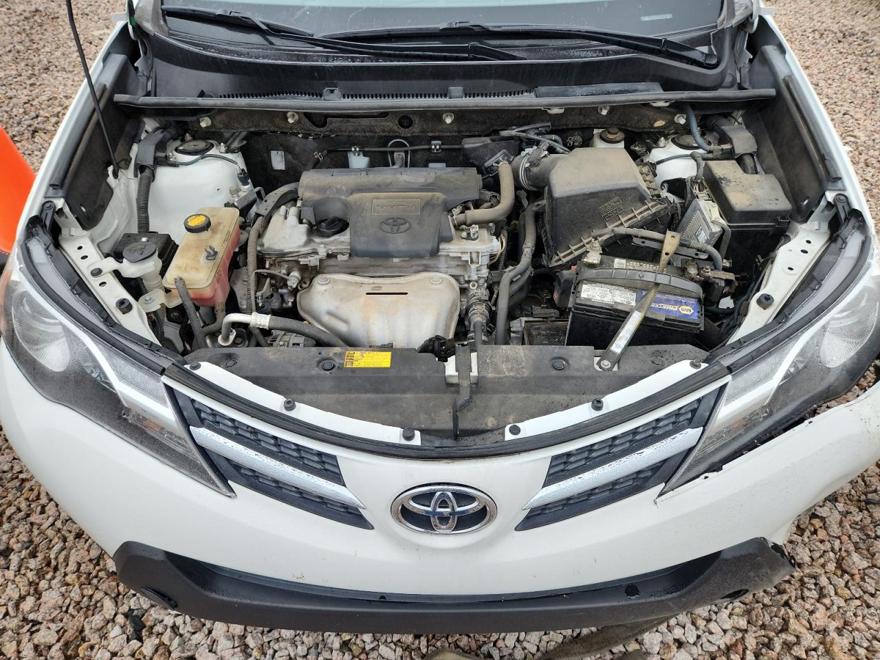 2013 Toyota Rav4 Xle White vin: JTMWFREV2D5006411