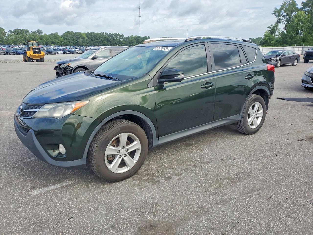 2013 Toyota Rav4 Xle Green vin: JTMWFREV2DD002185